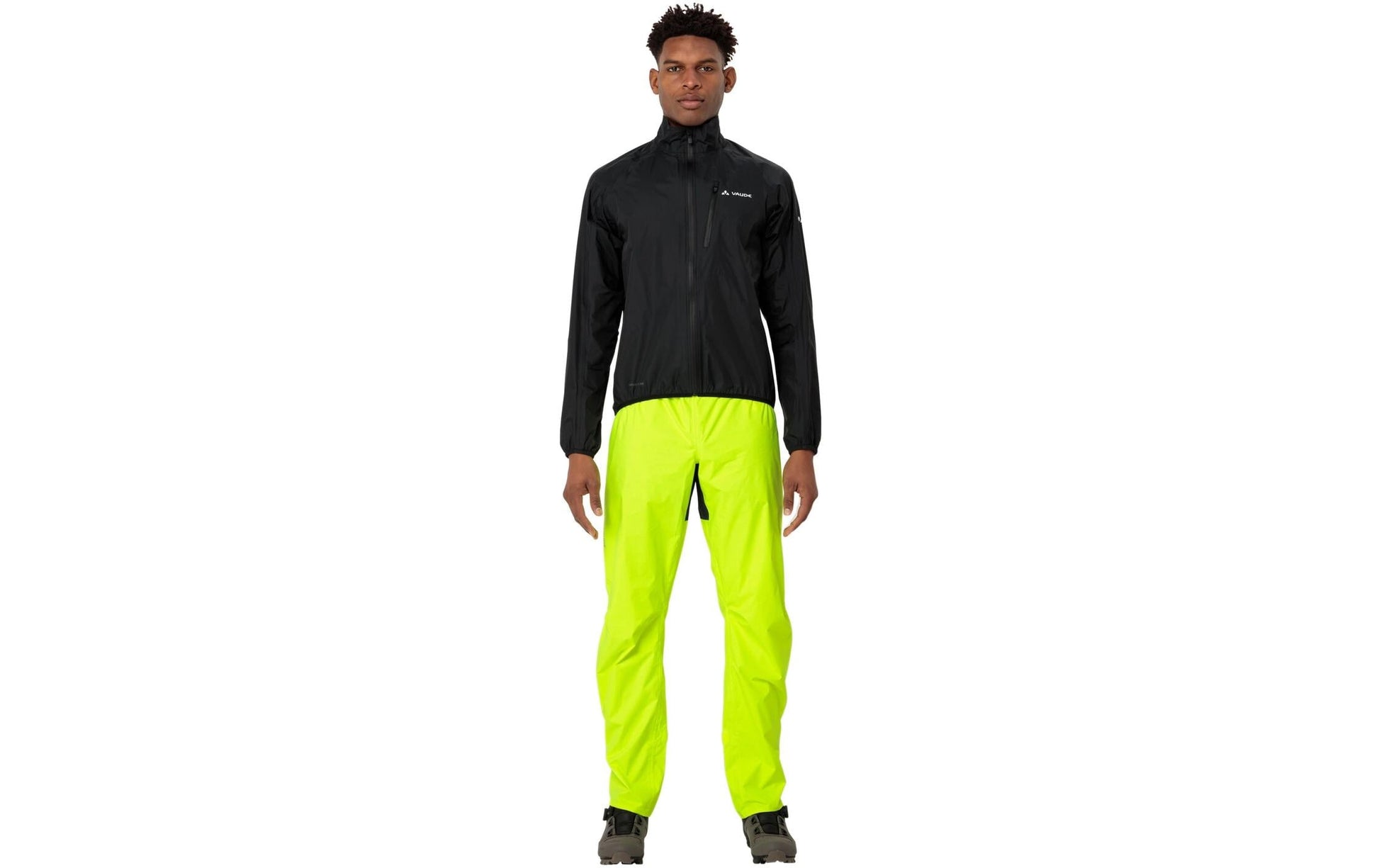 Vaude Velohose Drop II – XL – Neongelb, Polyester (recycelt)