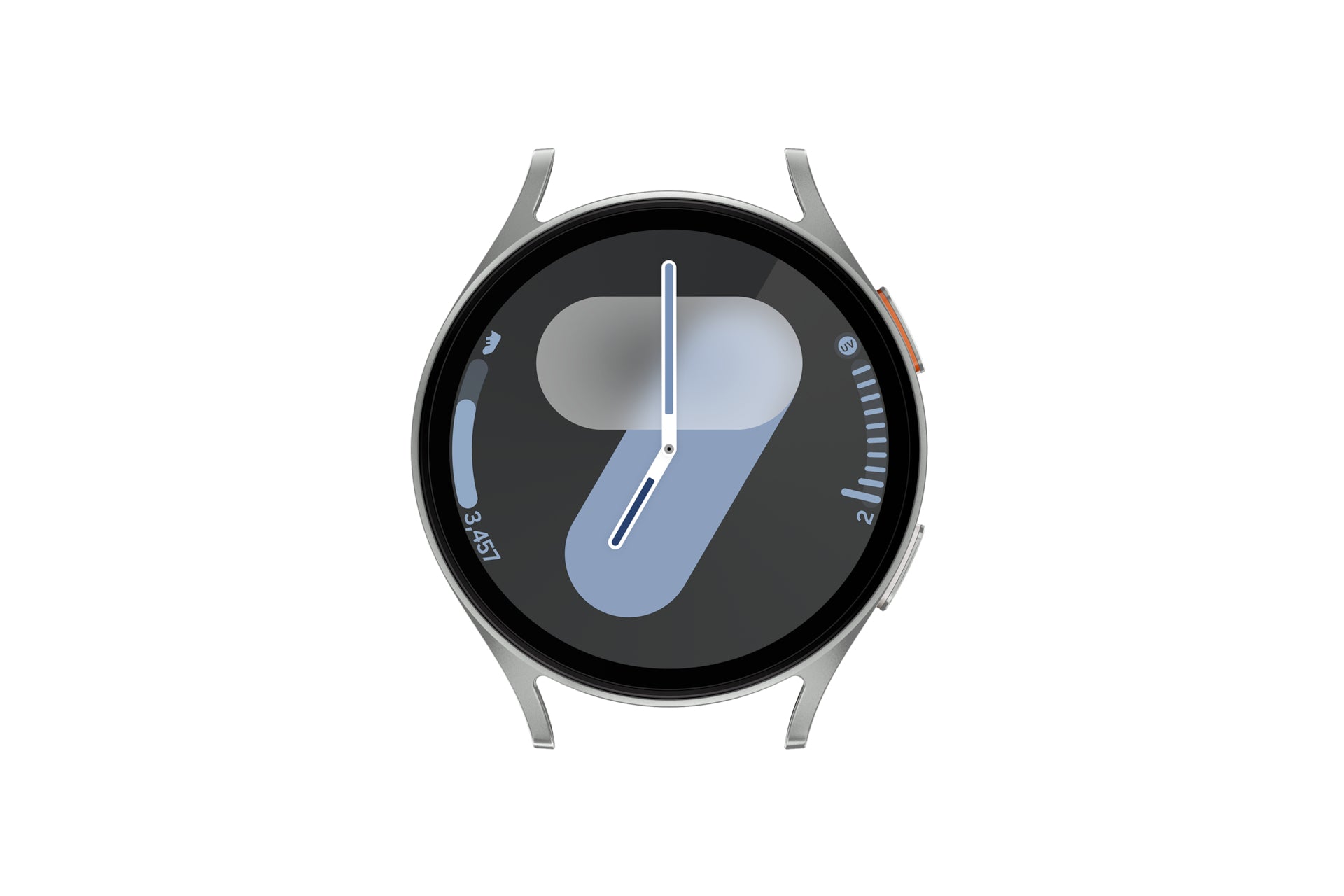Samsung Galaxy Watch7 – Smartwatch – 44 mm, 1,47", GPS, Bluetooth, AMOLED, Saphirglas, IP68, 5 ATM, Silber