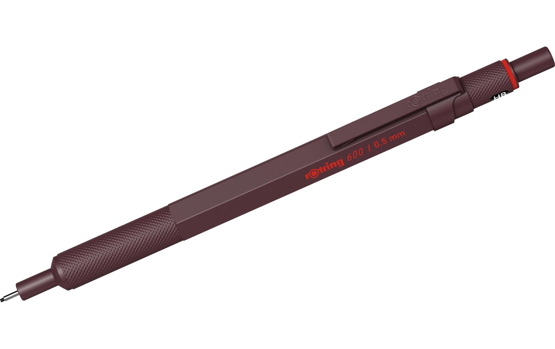 Rotring 600 Choctruffle Druckbleistift – 0,5 mm – Metall – Braun – 12er-Pack