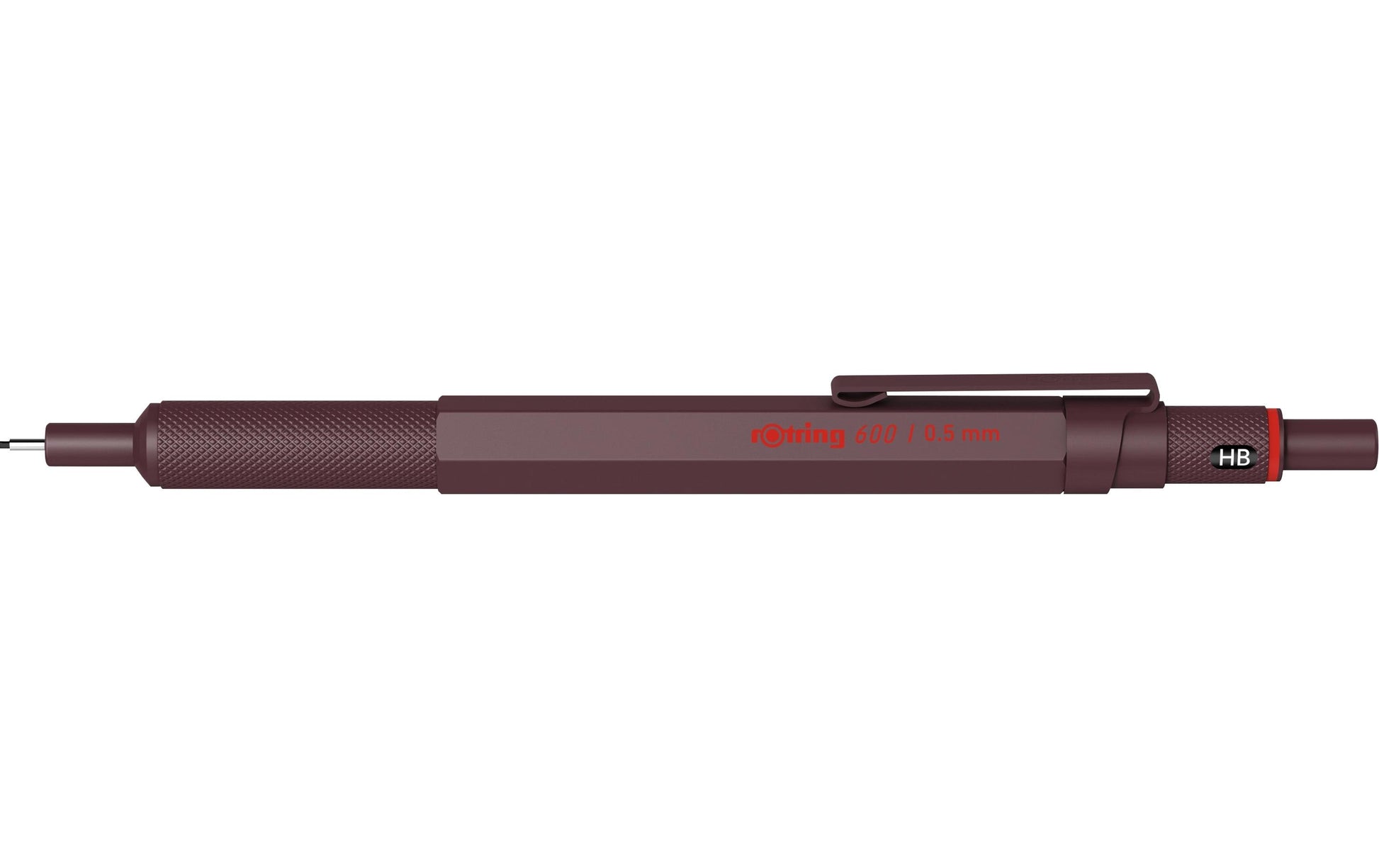 Rotring 600 Choctruffle Druckbleistift – 0,5 mm – Metall – Braun – 12er-Pack