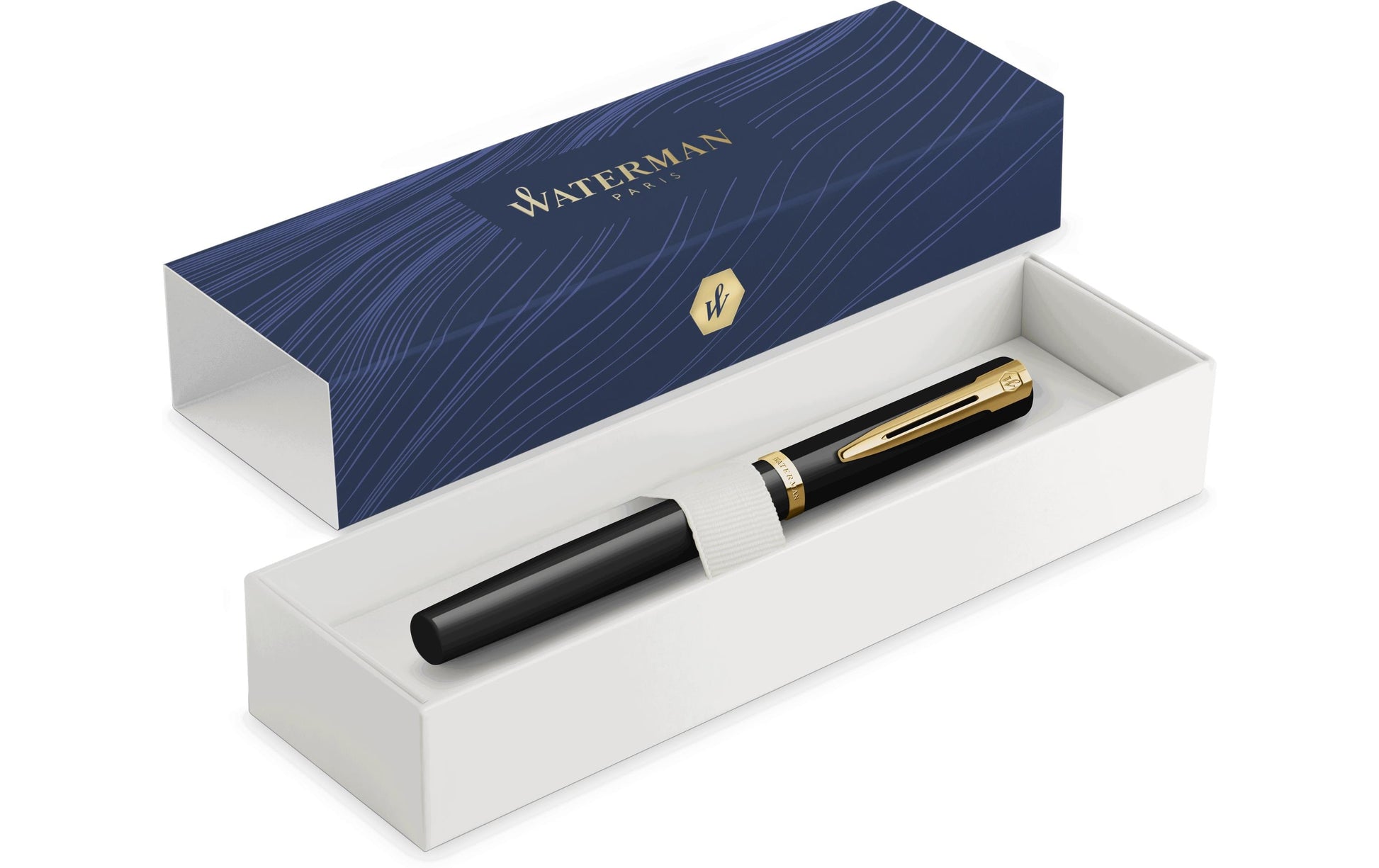 Waterman Allure Impression – Füllfederhalter – M – Schwarz – Geschenkbox