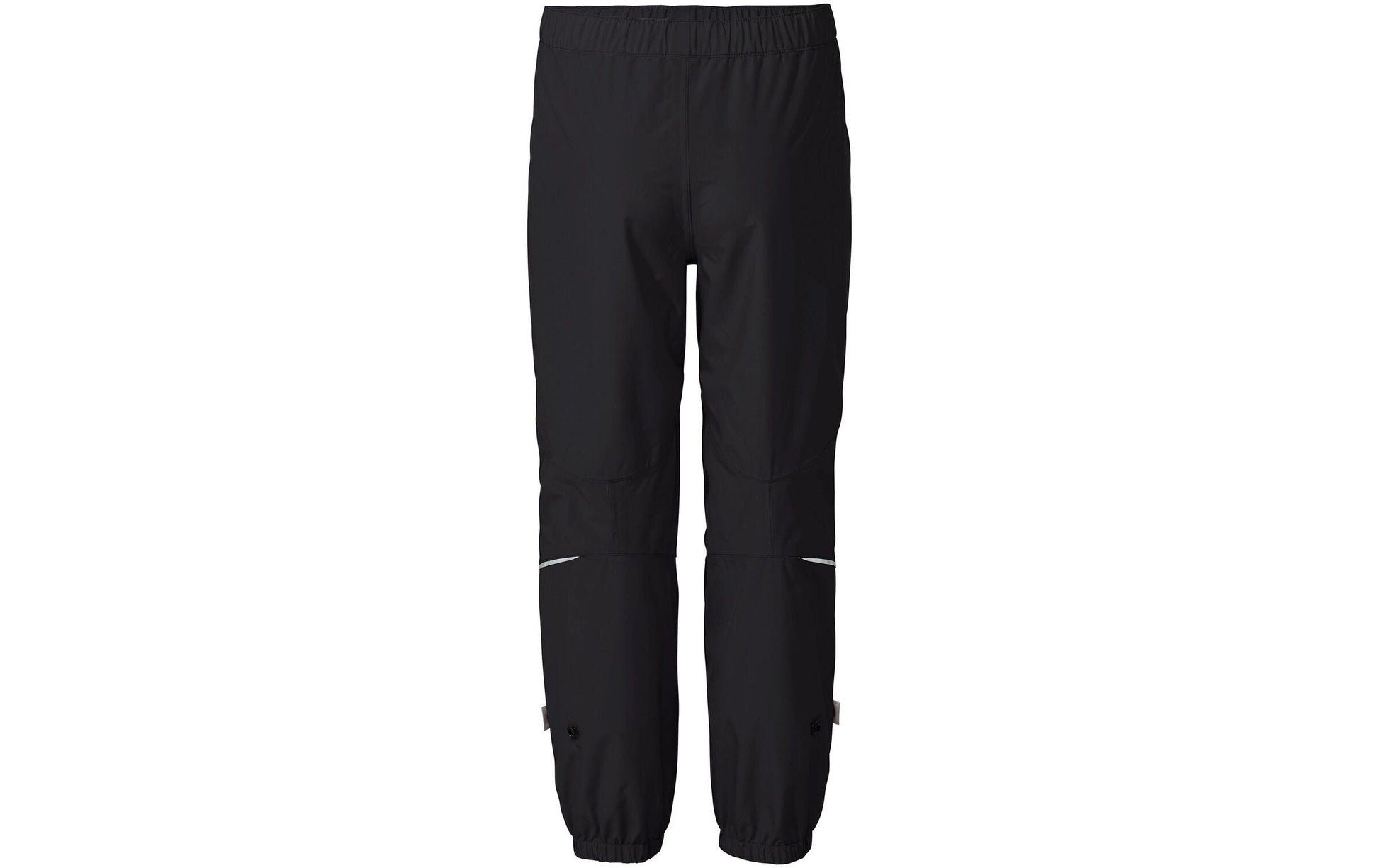 VAUDE Veloregenhose – Gr. 146/152 – Schwarz, Polyester (recycelt), PU-Membran, wasserdicht