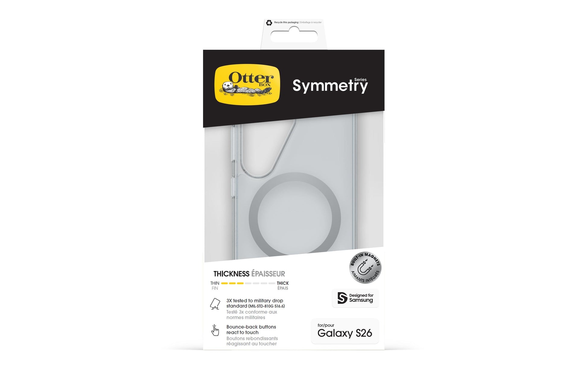 OtterBox Symmetry Clear – Backcover – Transparent, HARKER