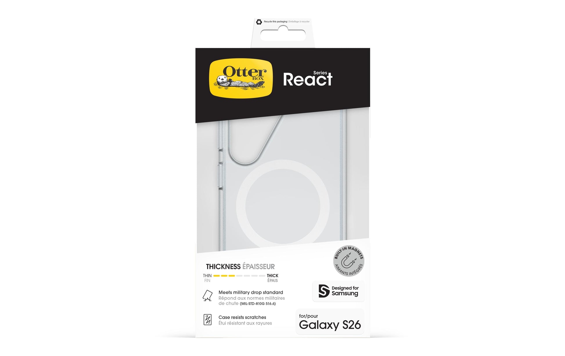 OtterBox React Magnets HARKER – Backcover – für Smartphones, Transparent