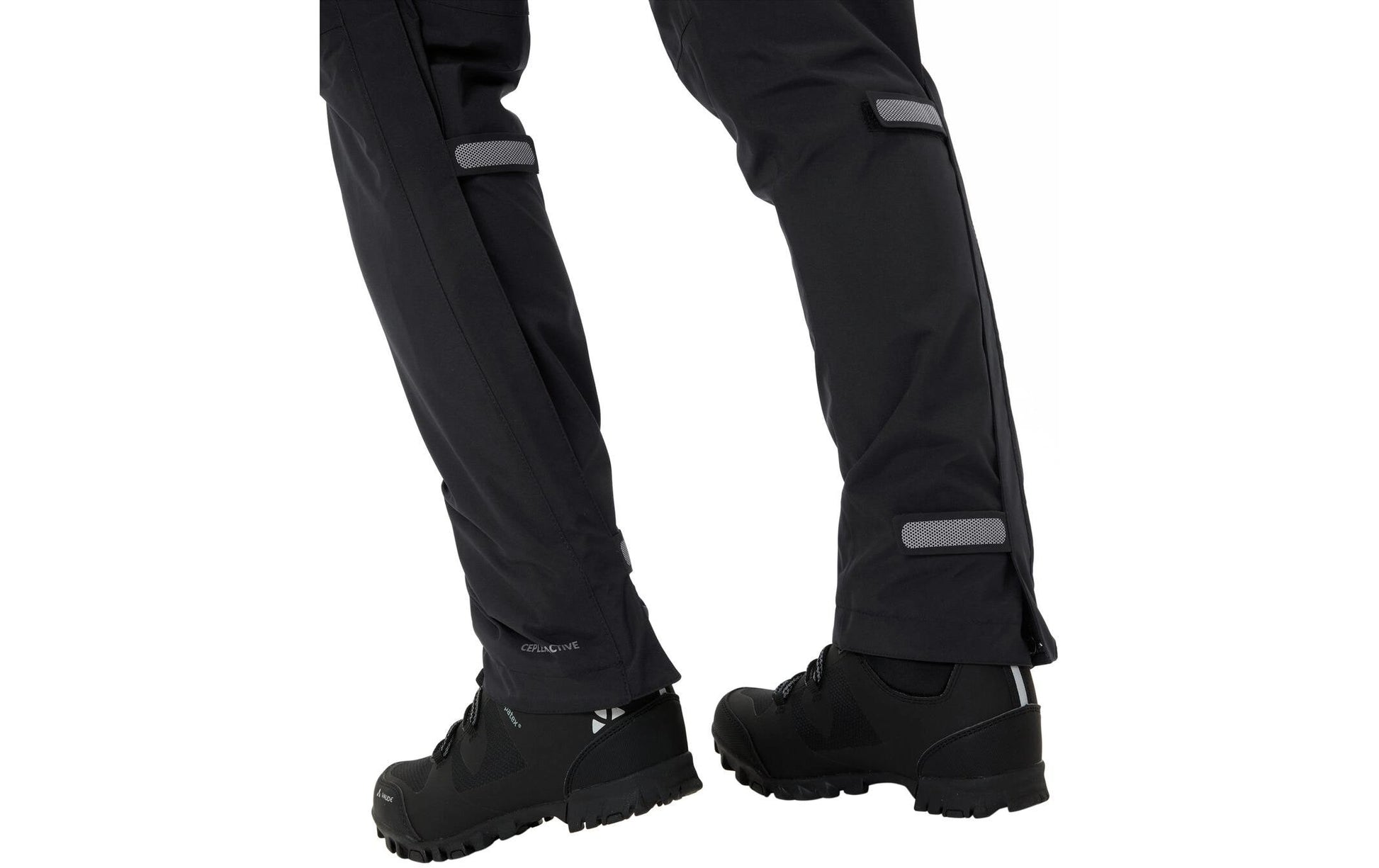Vaude Velohose – Grösse 42 – Schwarz, Polyester, PU-Membran, Damen