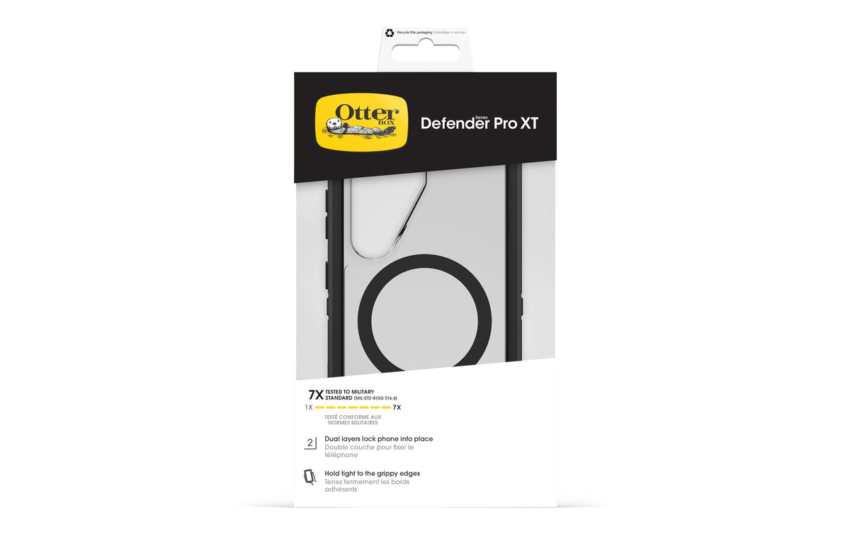 OtterBox Defender Pro XT HARKER – Robustes Case – für Smartphones, transparent/schwarz