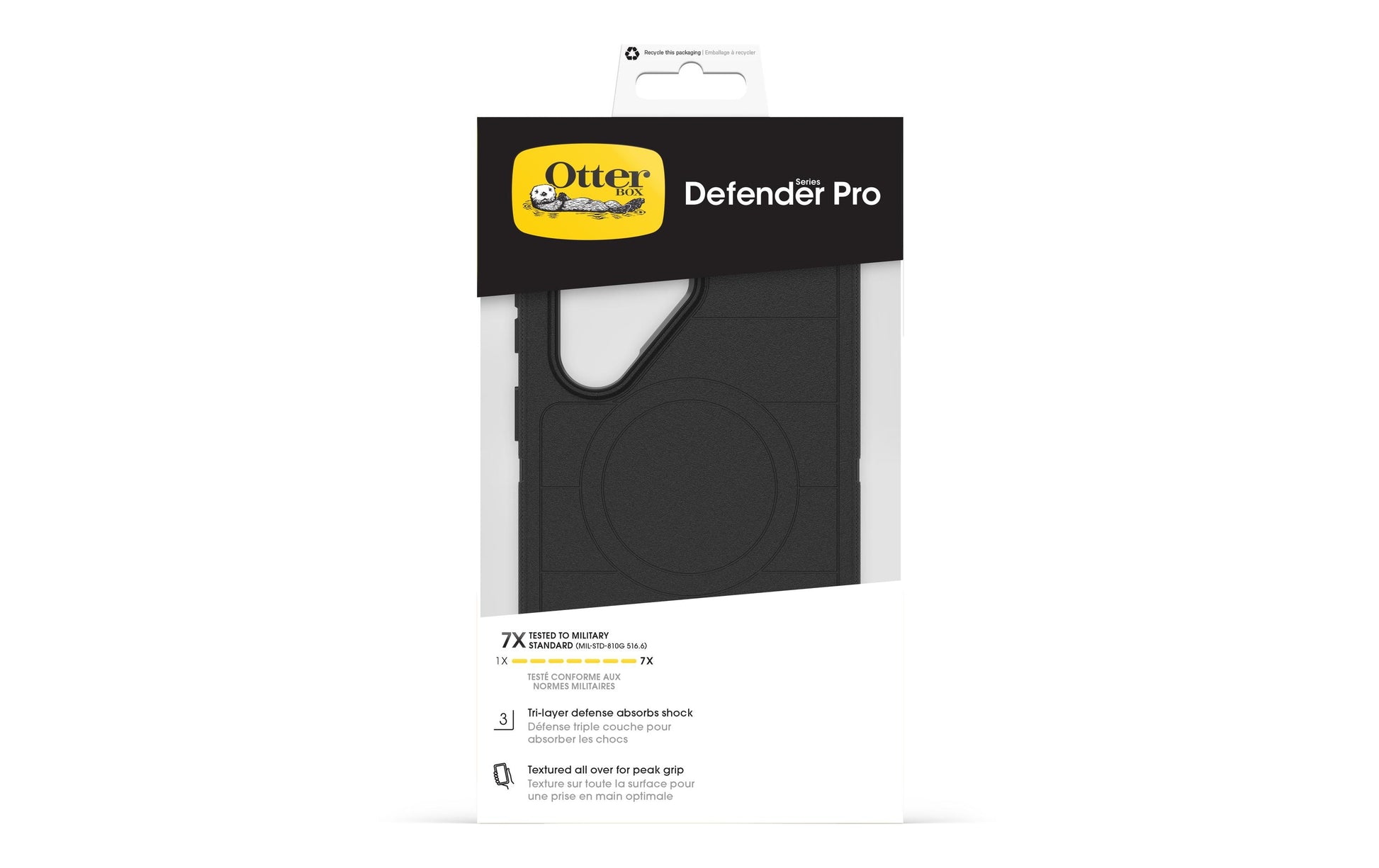 OtterBox Defender Pro Magnets Robusthülle – für Samsung Galaxy S26 Ultra, schwarz, bis 1,22 m sturzsicher