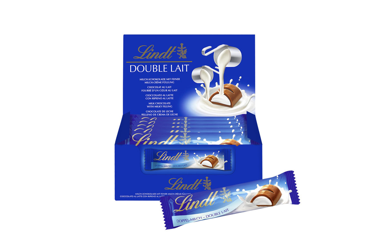 Lindt Schokoladenriegel – Doppelmilch – 18 × 38 g