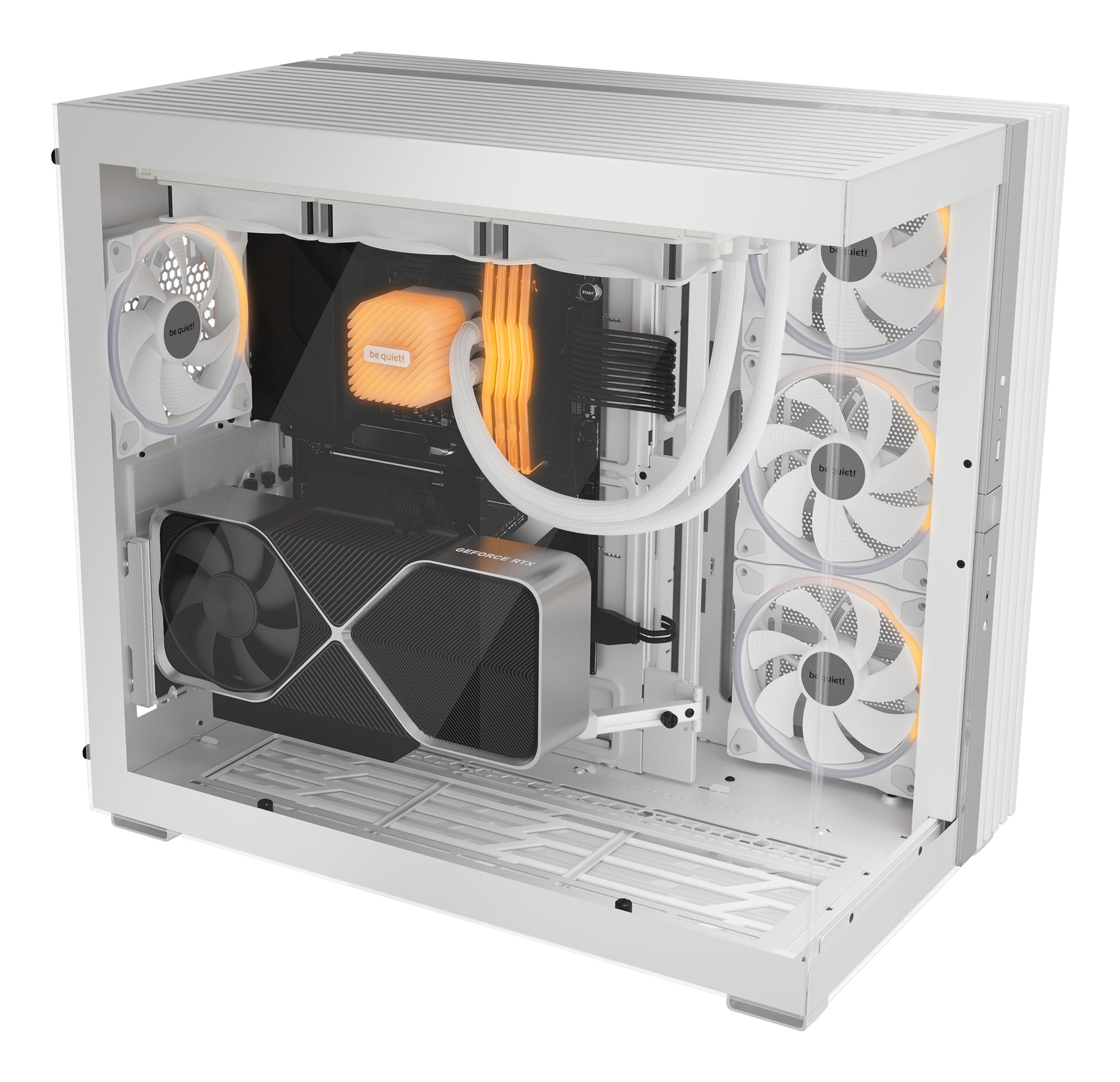 be quiet! be quiet LIGHT BASE 900 DX – PC-Gehäuse – Full Tower, Weiss, ATX/EATX, 8 Slots, 4×2,5"/1×3,5", Seitenfenster