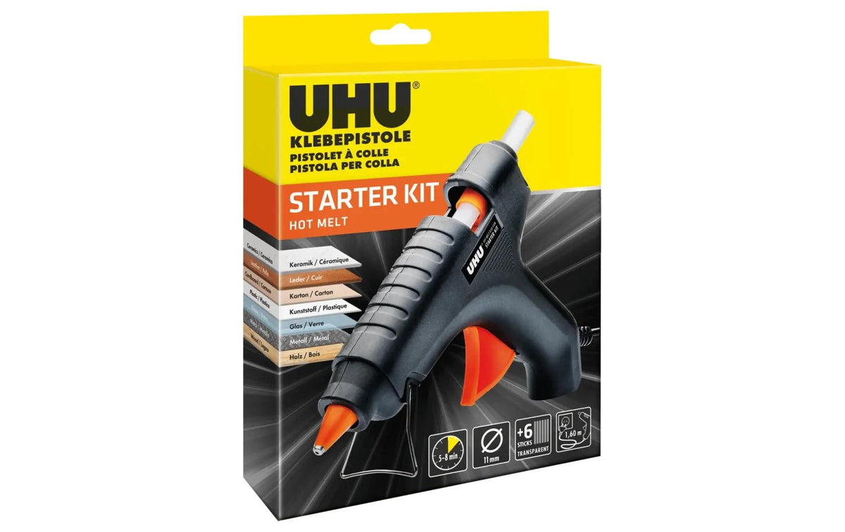 UHU Starter Set Heissklebepistole, Netzbetrieb