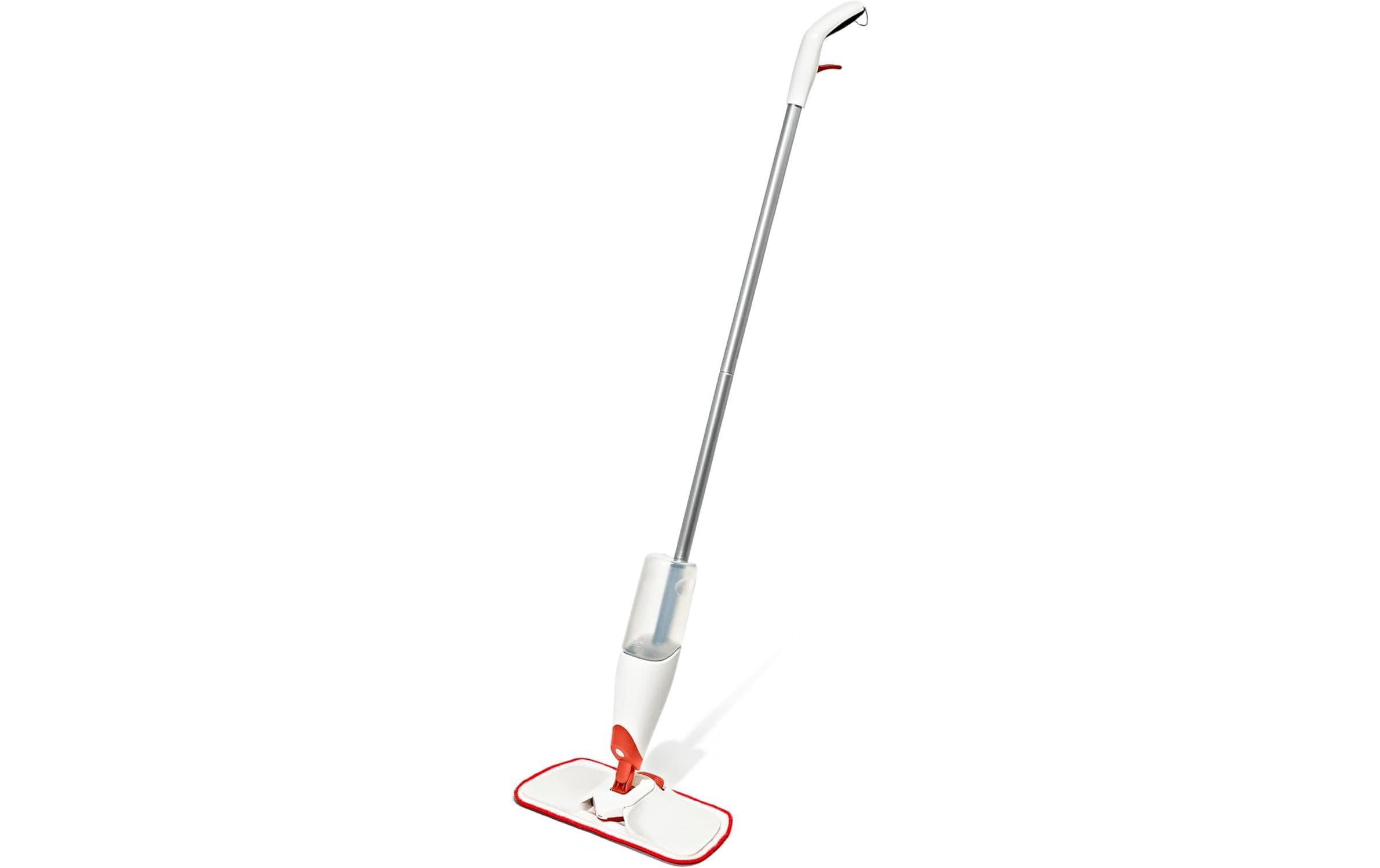 OXO Good Grips Sprühwischer – Fliesen, Laminat, Parkett – Rot/Weiss