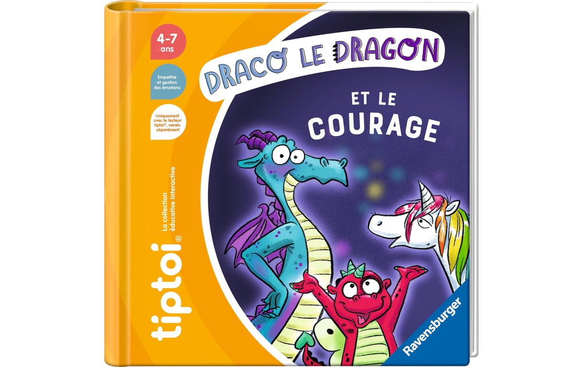 Ravensburger tiptoi – Buch – Illustrierte Geschichte Draco der Drache, Französisch, ab 4 Jahren