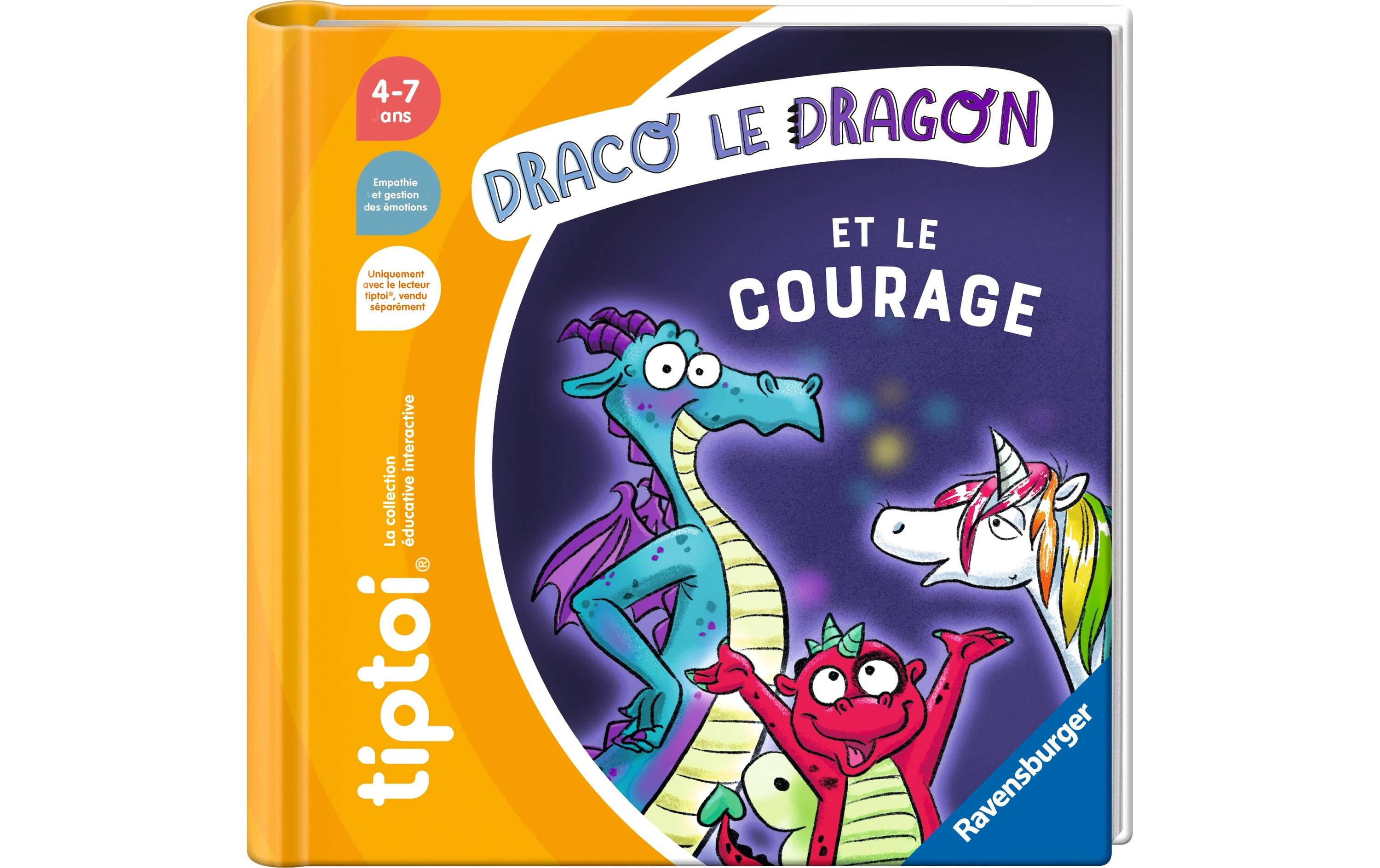 Ravensburger tiptoi – Buch – Illustrierte Geschichte Draco der Drache, Französisch, ab 4 Jahren