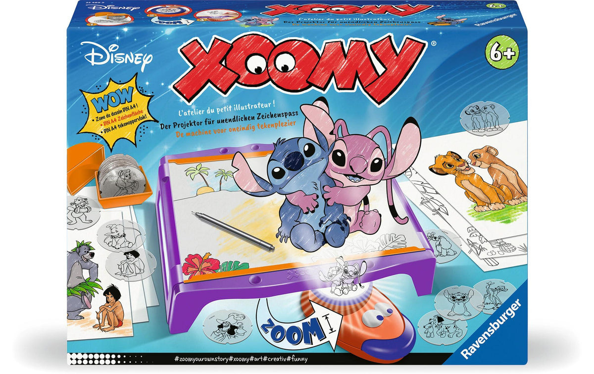 Ravensburger Xoomy Stitch & Classics – Zeichenprojektor, ab 6 Jahren