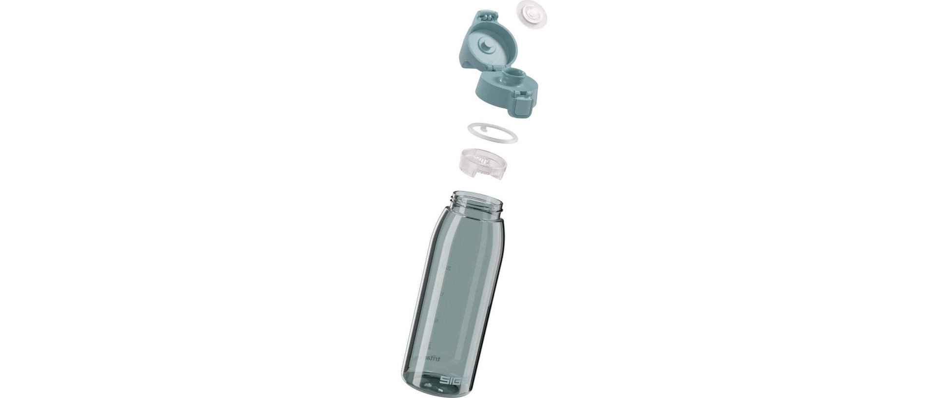 SIGG Total Color One Kindertrinkflasche 750 ml – Tritan, Schutzklappe, Blau