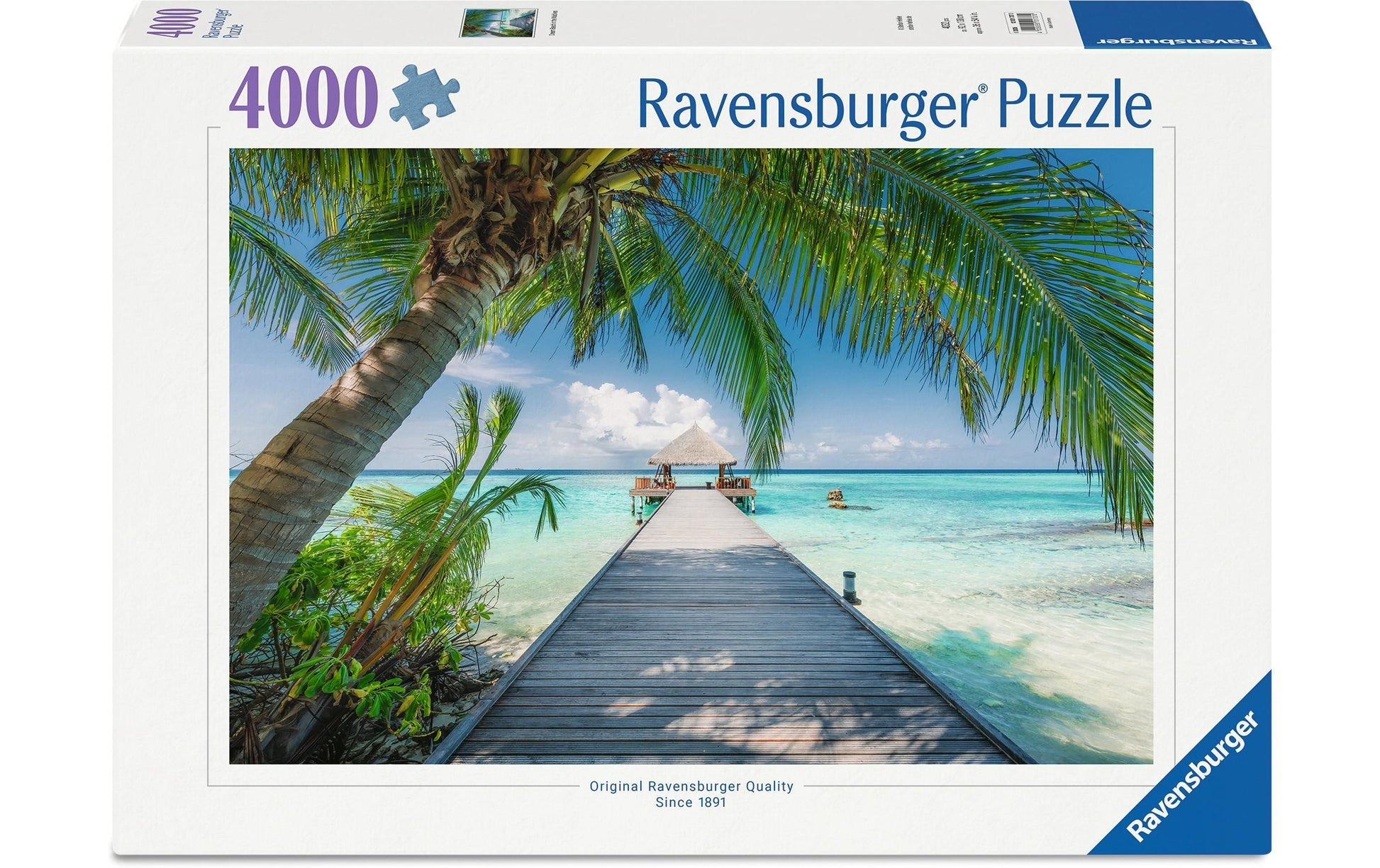 Ravensburger Traumstrand auf den Malediven – Logikspiel, ab 14 Jahren, IT/DE/FR