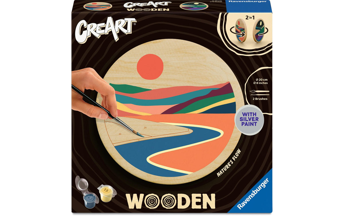 Ravensburger CreArt – Malen-nach-Zahlen-Set – Fluss der Natur – ab 12 Jahren