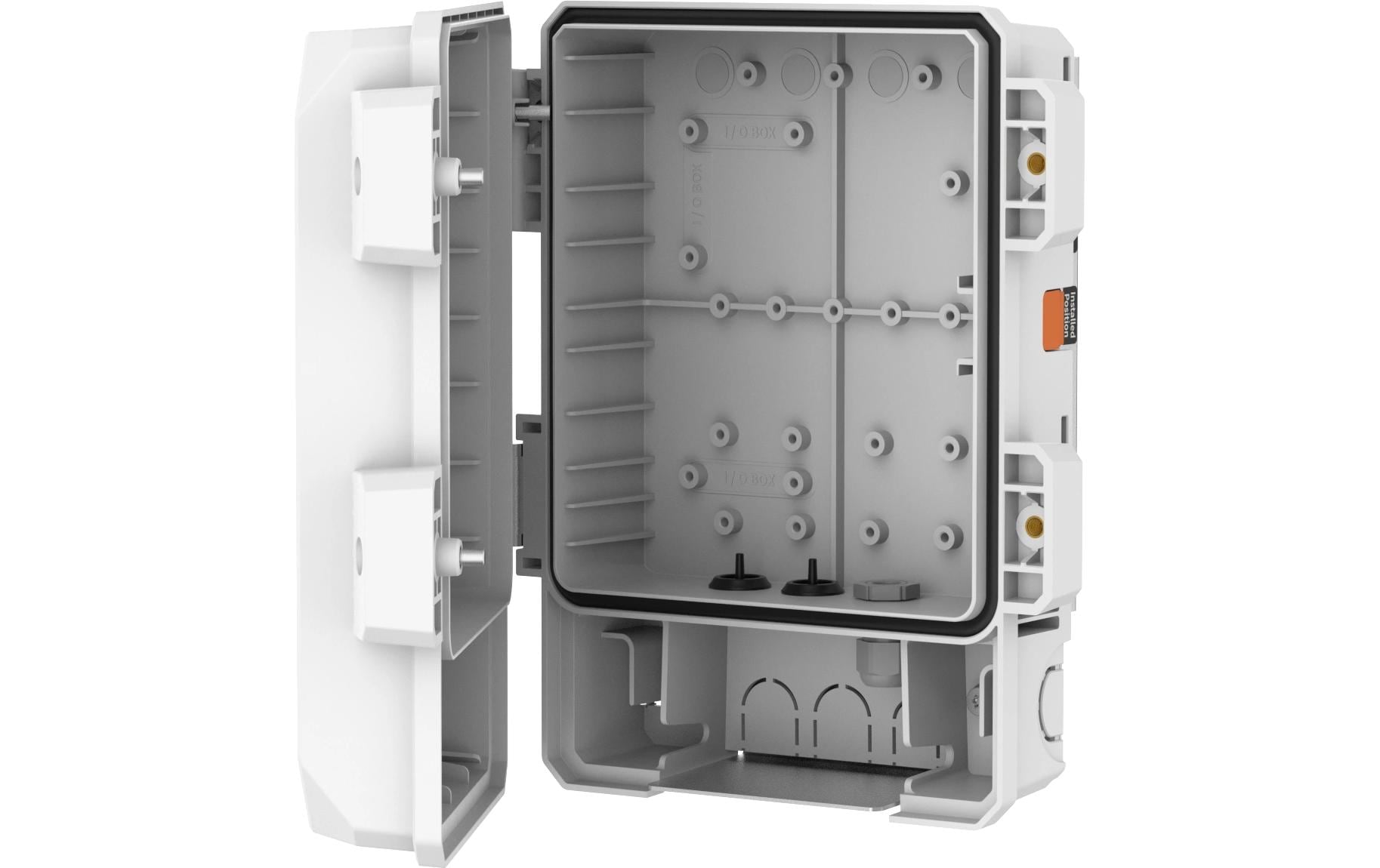 Hanwha SBP-050NBW Installationsschrank – Vandalismusschutz, Innen/Aussen – für Hanwha Kameras – Weiss