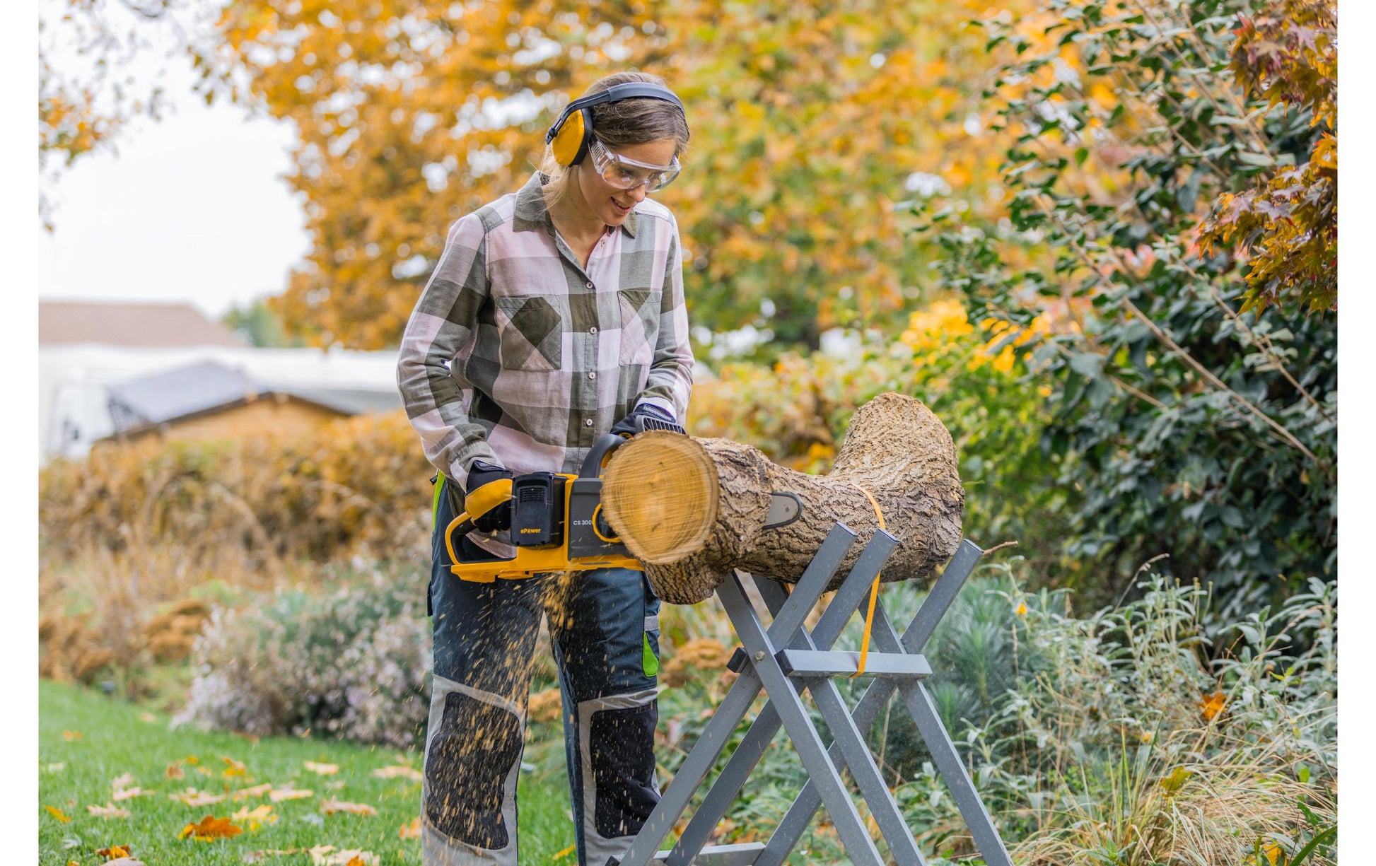 Stiga CS 300e Akku-Kettensäge – Schwertlänge 300 mm – 2 Akkus & Ladegerät – STIGA ePower