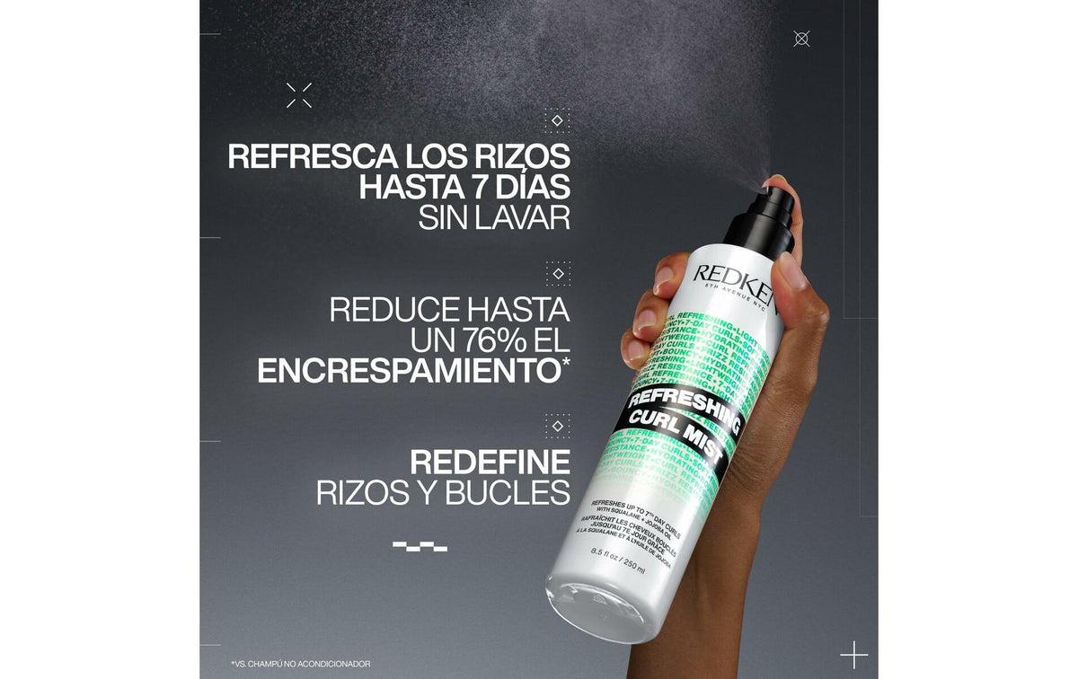Redken Refreshing Curl Mist – für lockiges Haar – 250 ml
