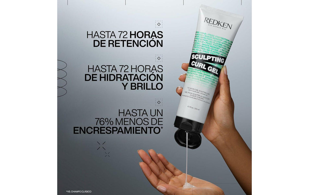 Redken Stylinggel Sculpting Curl Gel – für lockiges Haar – 250 ml