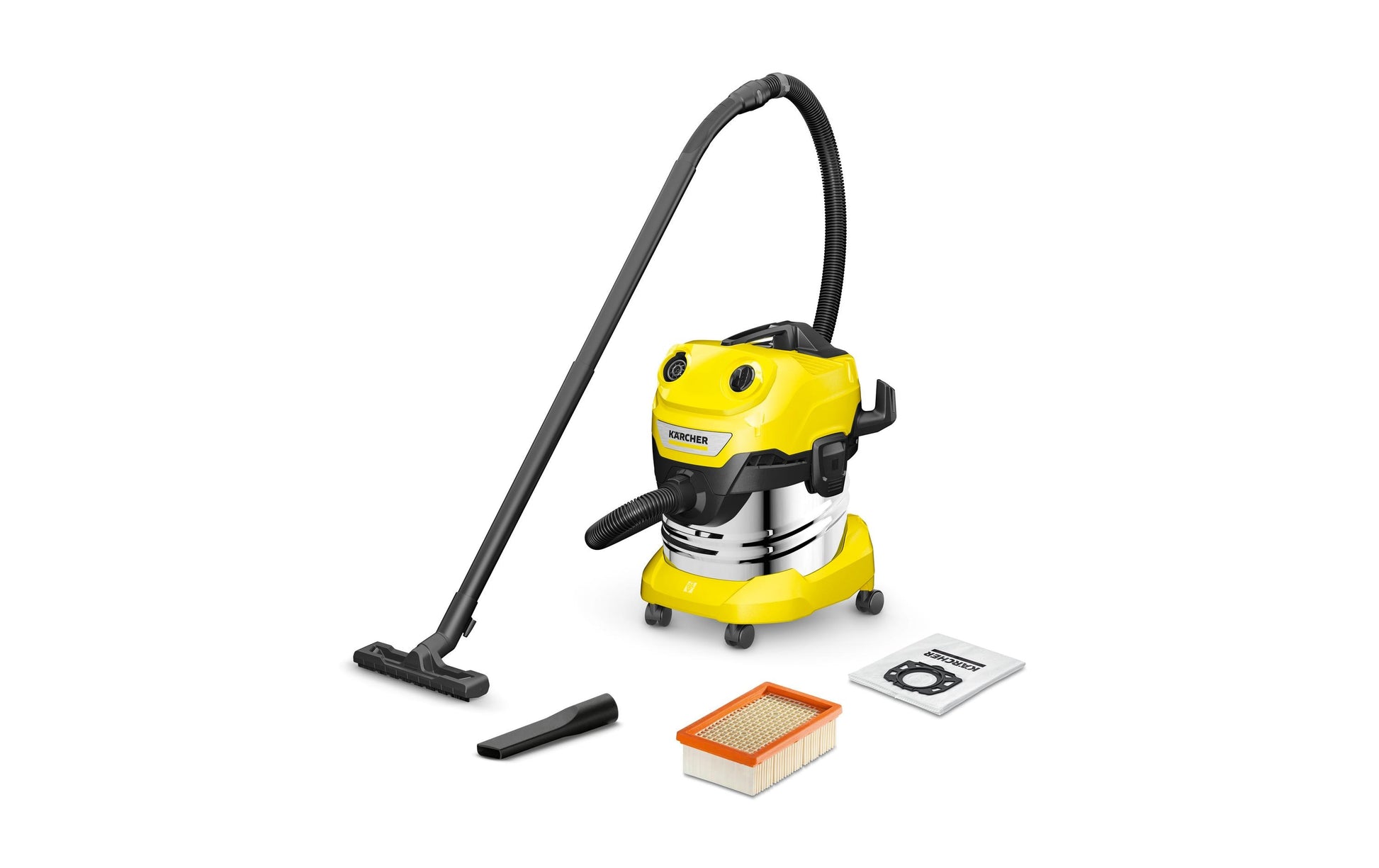 Kärcher Nass-/Trockensauger WD 4 S V-20/6/22, mit Wischfunktion – 20 l, 1100 W