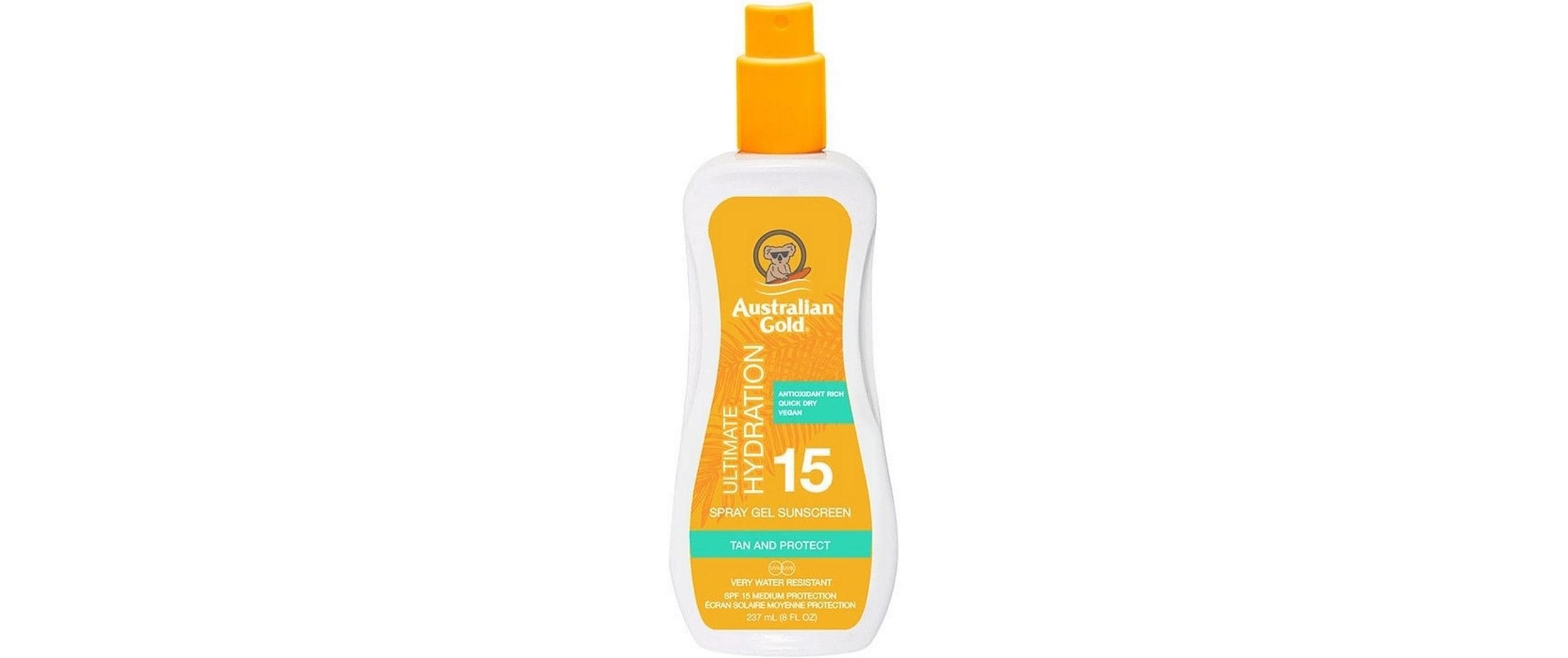 Australian Gold Sonnencreme Gel SPF 15 – wasserfest – 237 ml