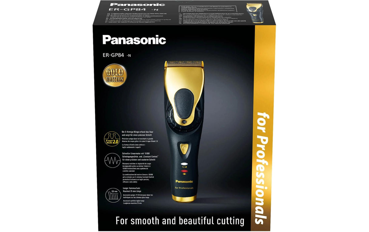 Panasonic Haarschneidemaschine ER-GP84 – nass/trocken, Akku 50 min – Gold