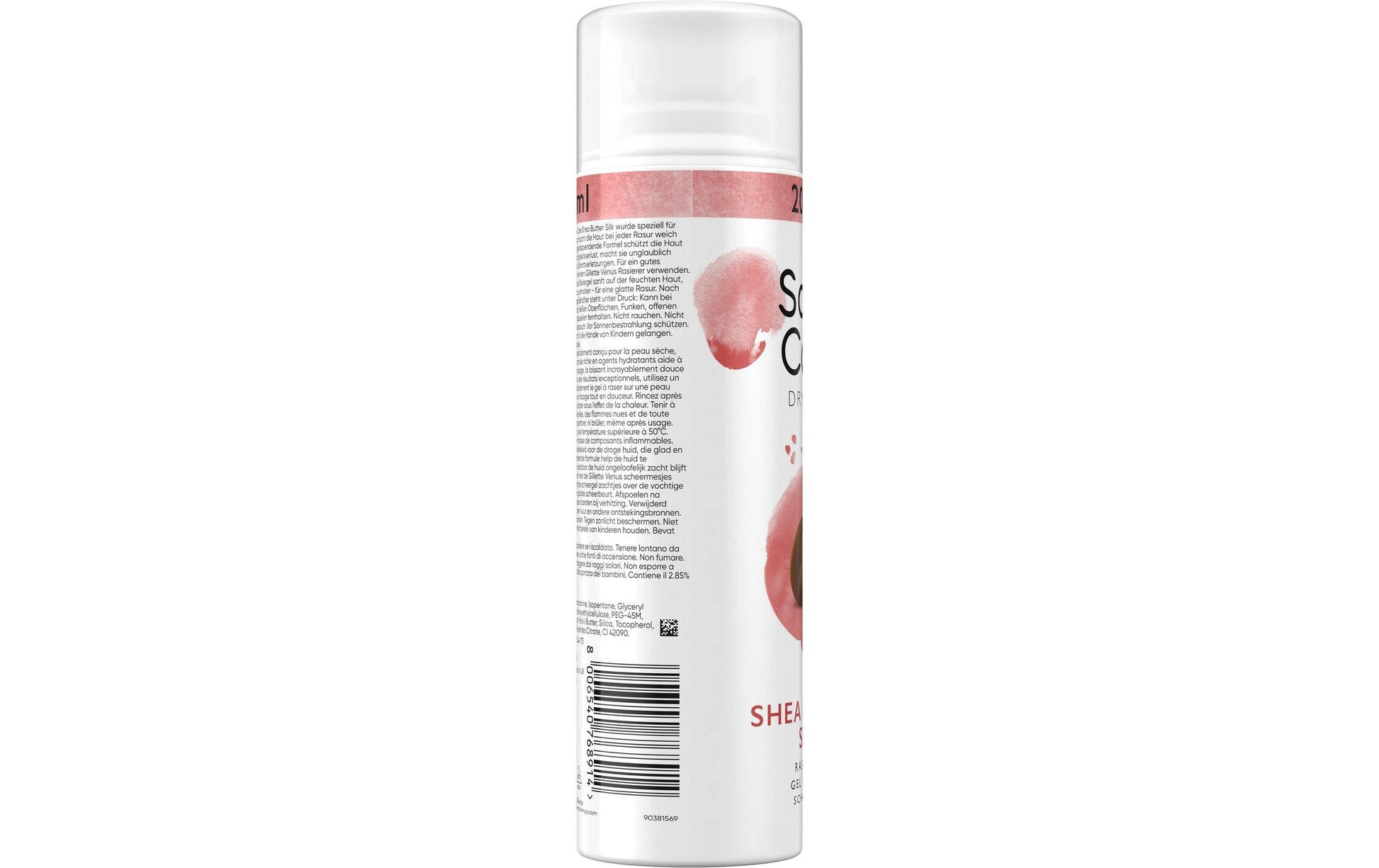 Gillette Satin Care Rasiergel – Sheabutter – 200 ml