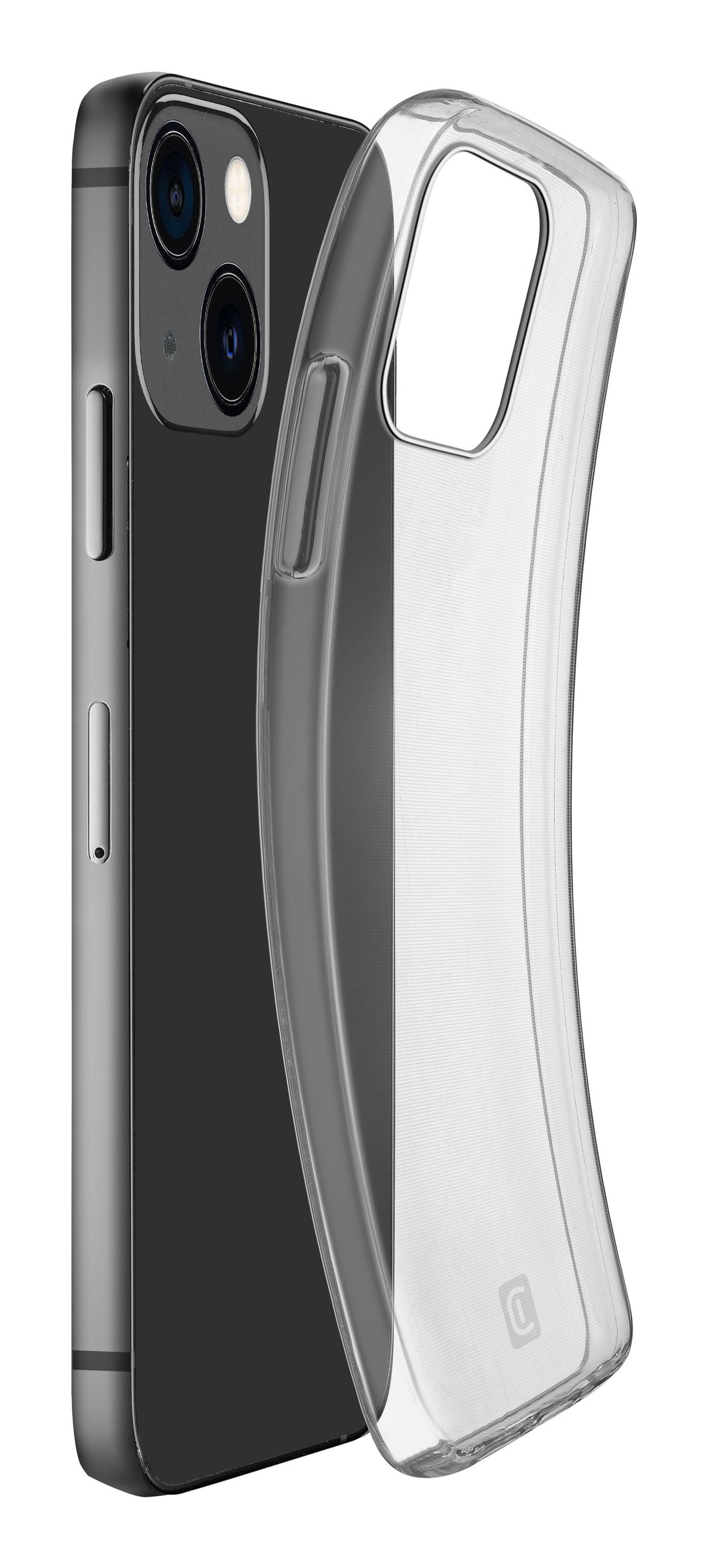 Cellularline Backcover Fine – für Apple iPhone 15 – transparent – TPU, MagSafe-kompatibel