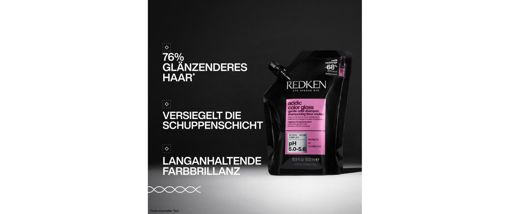 Redken Haarshampoo Acidic Color Gloss – Farbschutz, Glanz – 500 ml