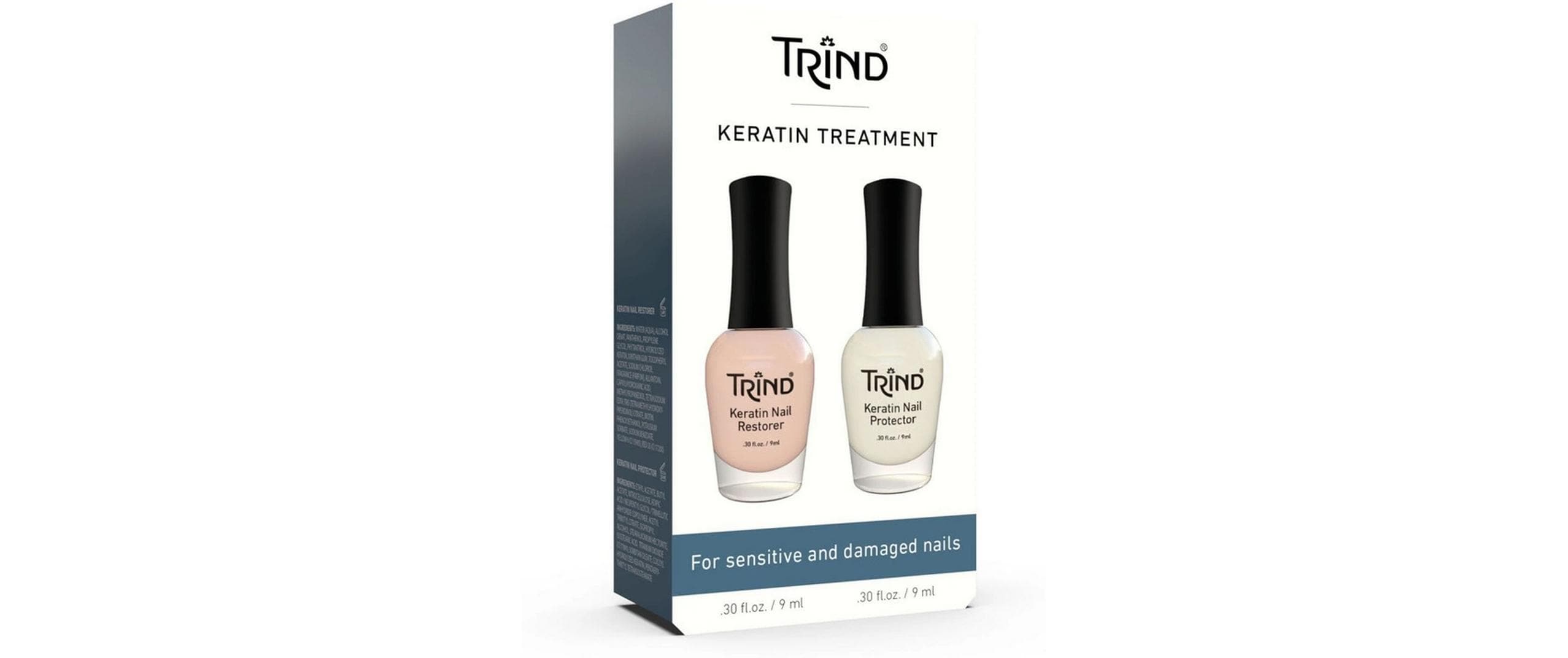Trind Keratin-Behandlungsset – für Nägel, transparent