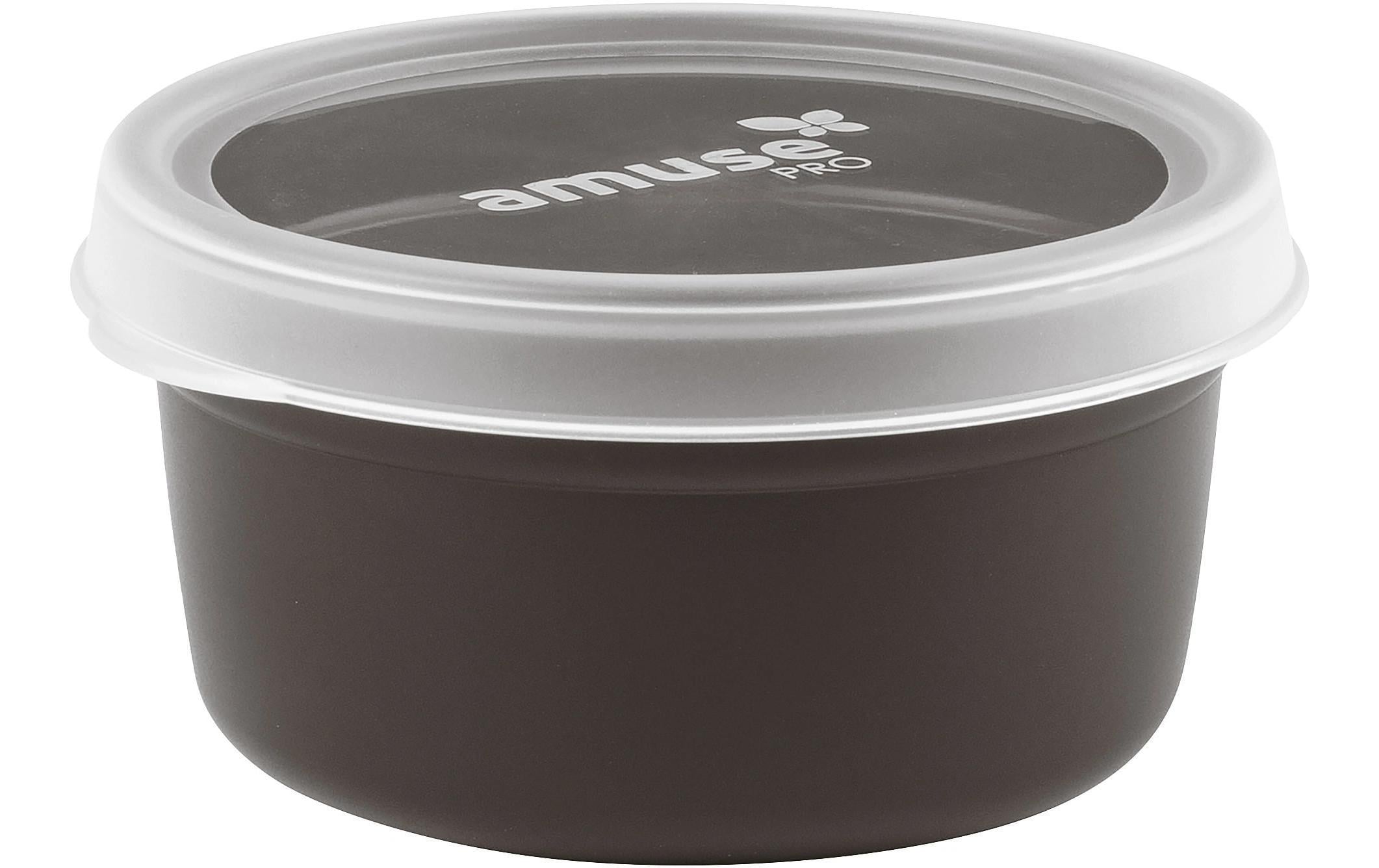Paderno Vorratsdose 500 ml, Ø 12,3 × 5,6 cm, Polypropylen (PP), Schwarz