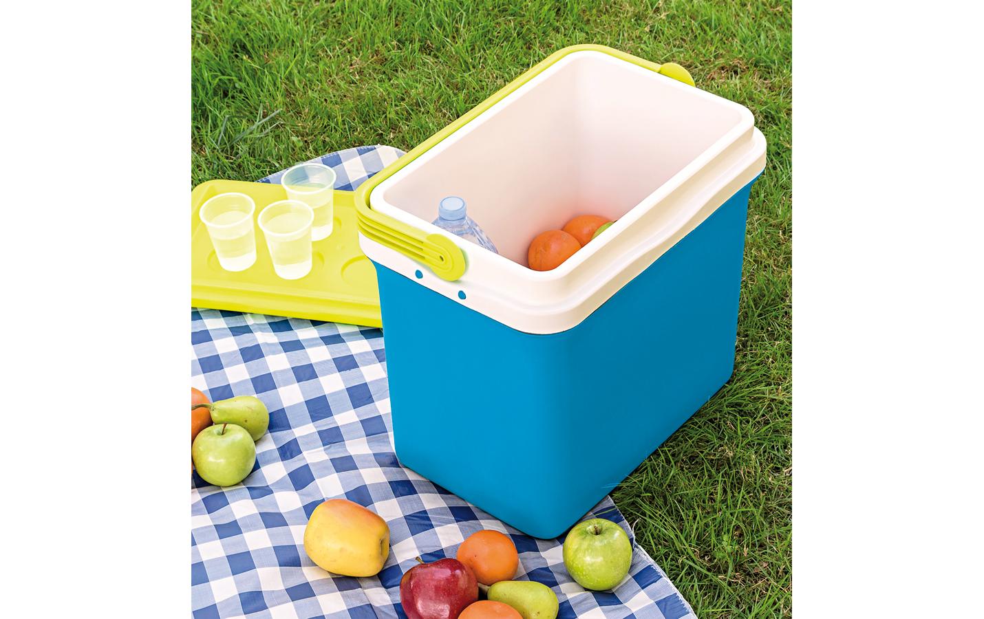 Gio style Kühlbox Fiesta 25+ – passiv, bis 14 h – 22,5 l – blau