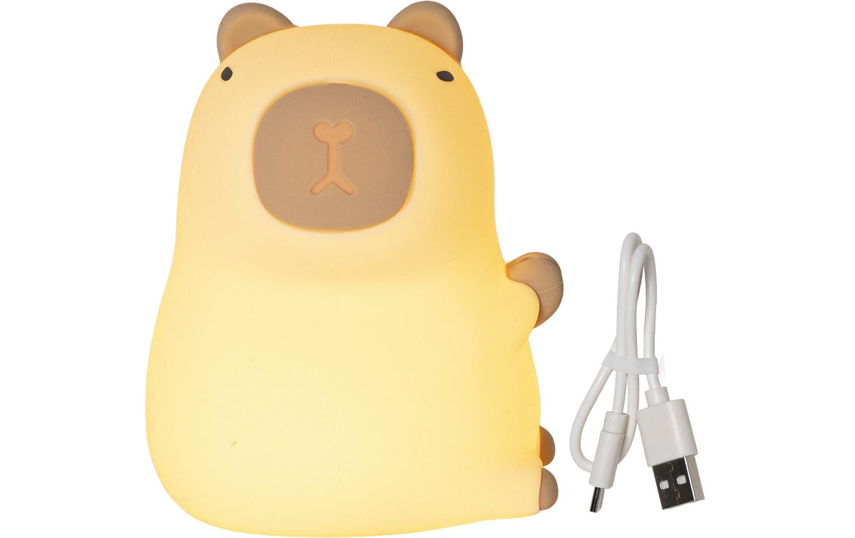 Star Trading Nachtleuchte Capybara – mehrfarbig, Akku (USB-C), IP20 – Weiss