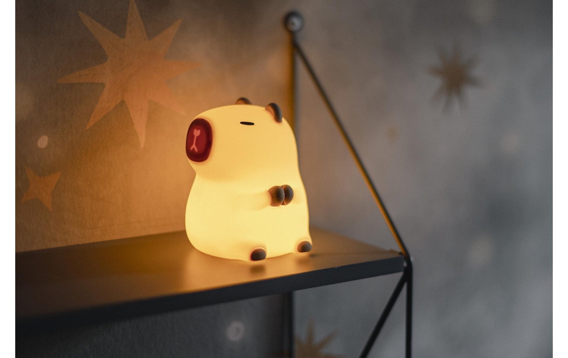 Star Trading Nachtleuchte Capybara – mehrfarbig, Akku (USB-C), IP20 – Weiss
