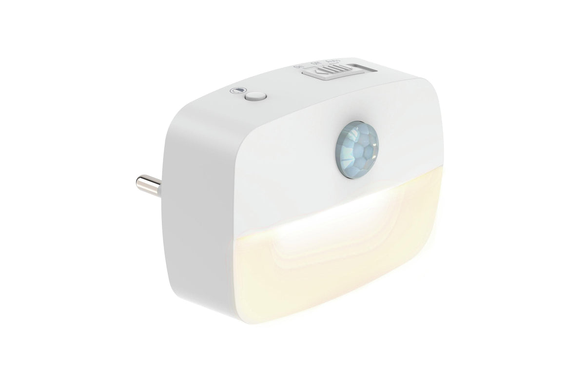 Ansmann Nachtlicht NL30AC – 10 lm, Neutralweiss, Dämmerungssensor, Weiss