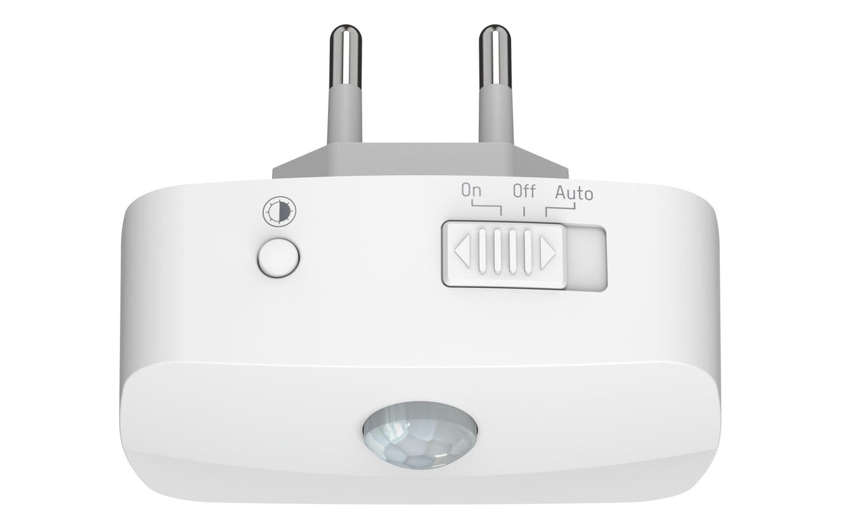 Ansmann Nachtlicht NL30AC – 10 lm, Neutralweiss, Dämmerungssensor, Weiss
