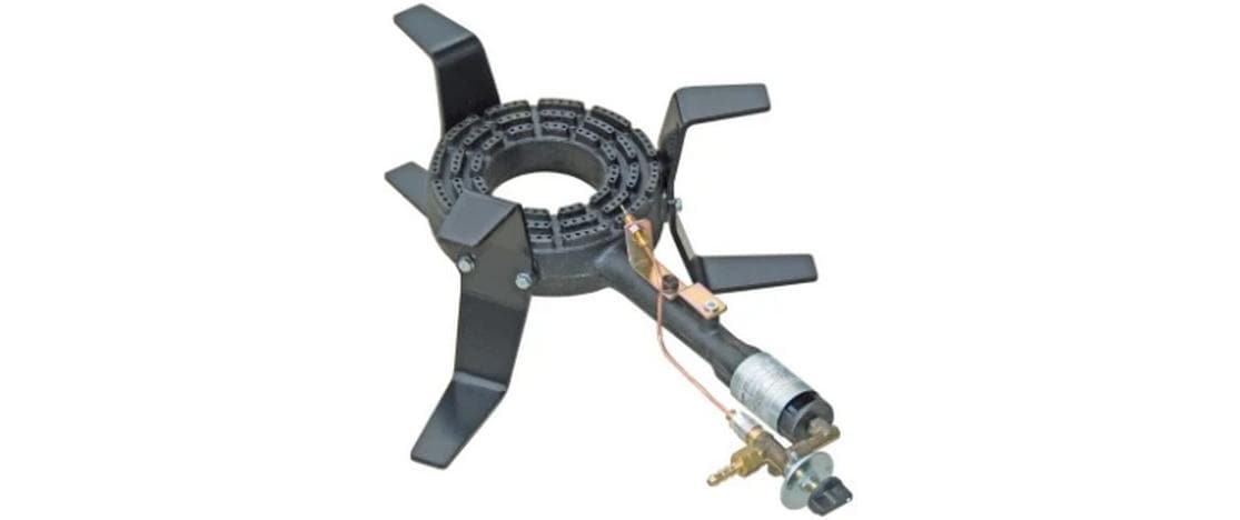 Blaser + Trösch Gastrogrill – 1 Brenner, Gas, 10 kW, Gusseisen – Schwarz