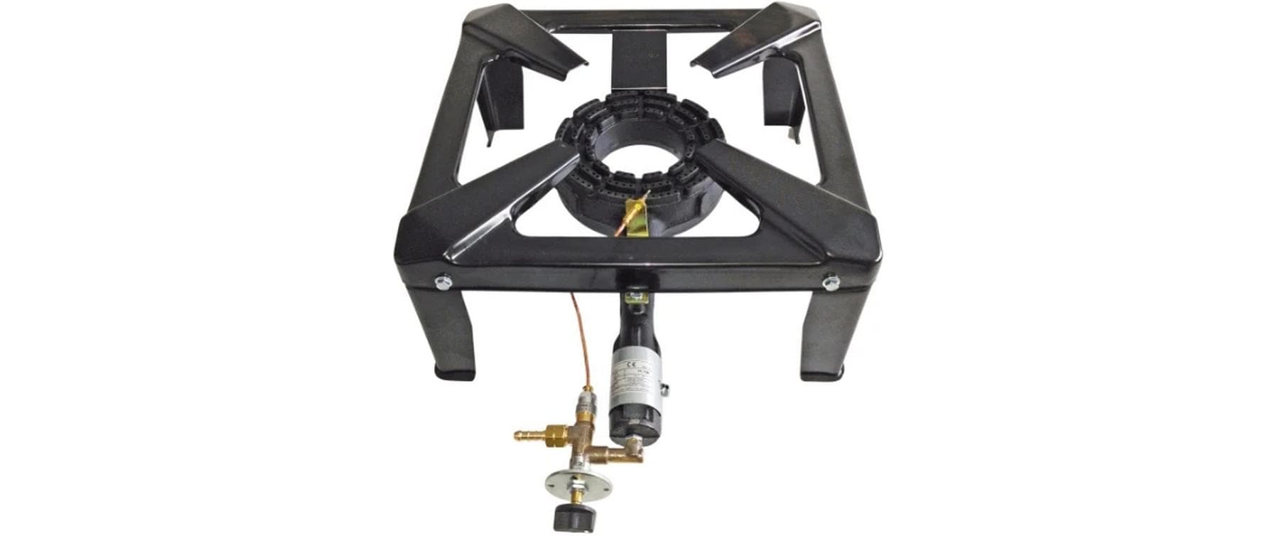 Blaser + Trösch Gastrogrill – 1 Brenner, Gas, 10 kW – Schwarz/Gusseisen