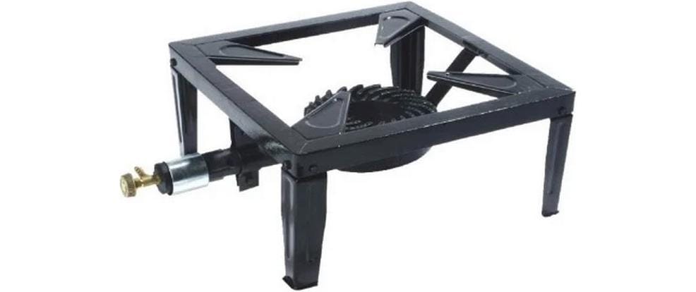 Blaser + trösch Gastrogrill – 1 Brenner, Gas, 7,5 kW, Gusseisen/Stahl – Schwarz
