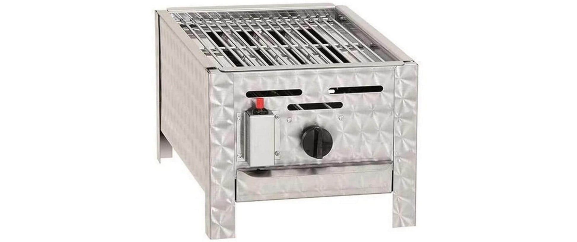 Blaser + Trösch Gastrobräter PROFI 1 – Gas, 1 Brenner, 47 × 29,5 cm, 4000 W – Edelstahl