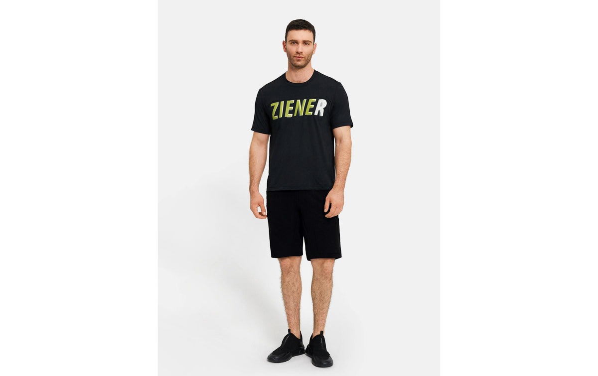 Ziener Velohose NELAT-Z – Grösse 48 – Polyester, Schwarz, kurz
