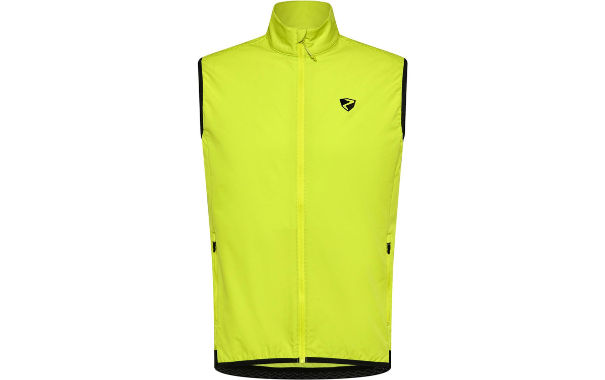 Ziener Veloweste NASIM-Z – Grösse 58, Gelbgrün, Polyester, Herren, reflektierend