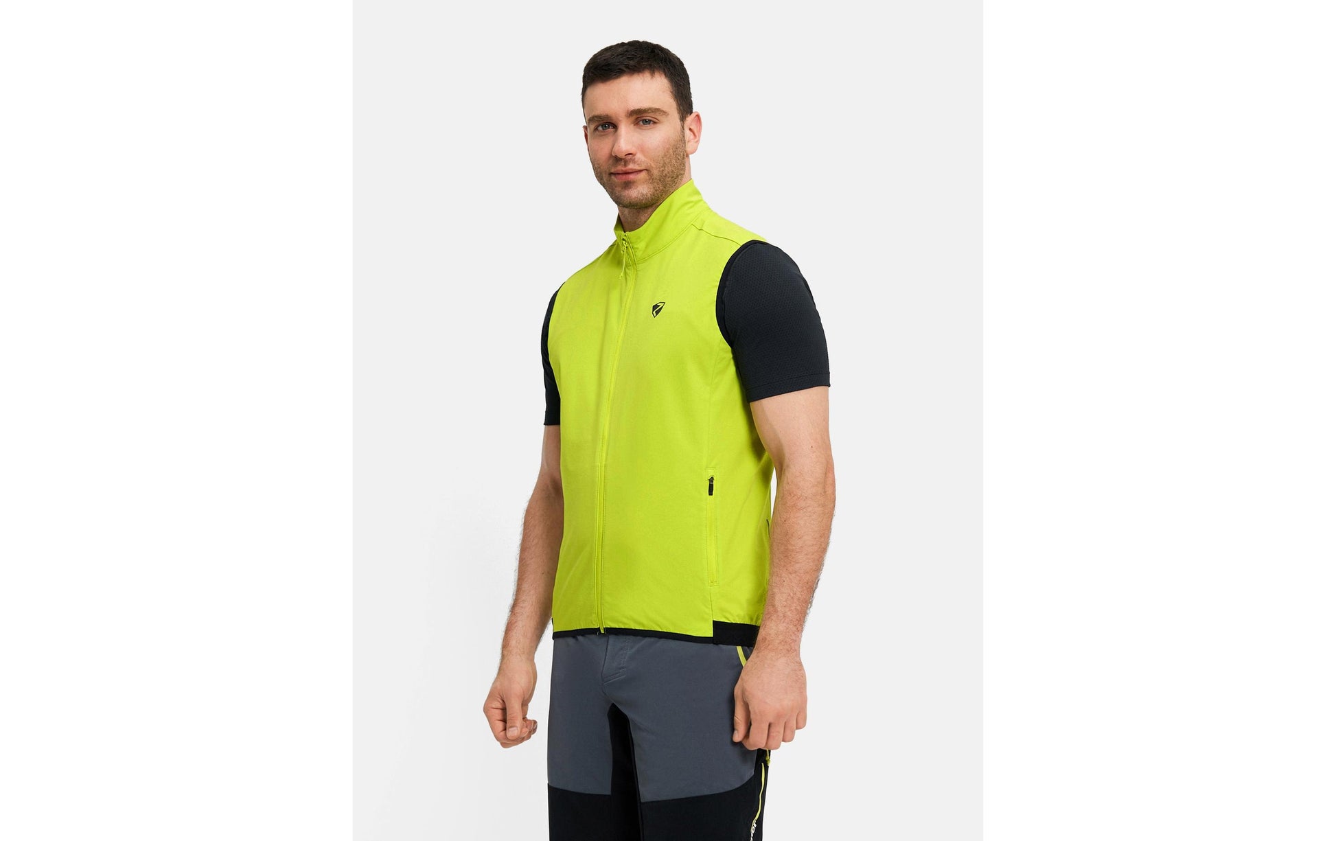 Ziener Veloweste – Gelbgrün, Gr. 54, Polyester