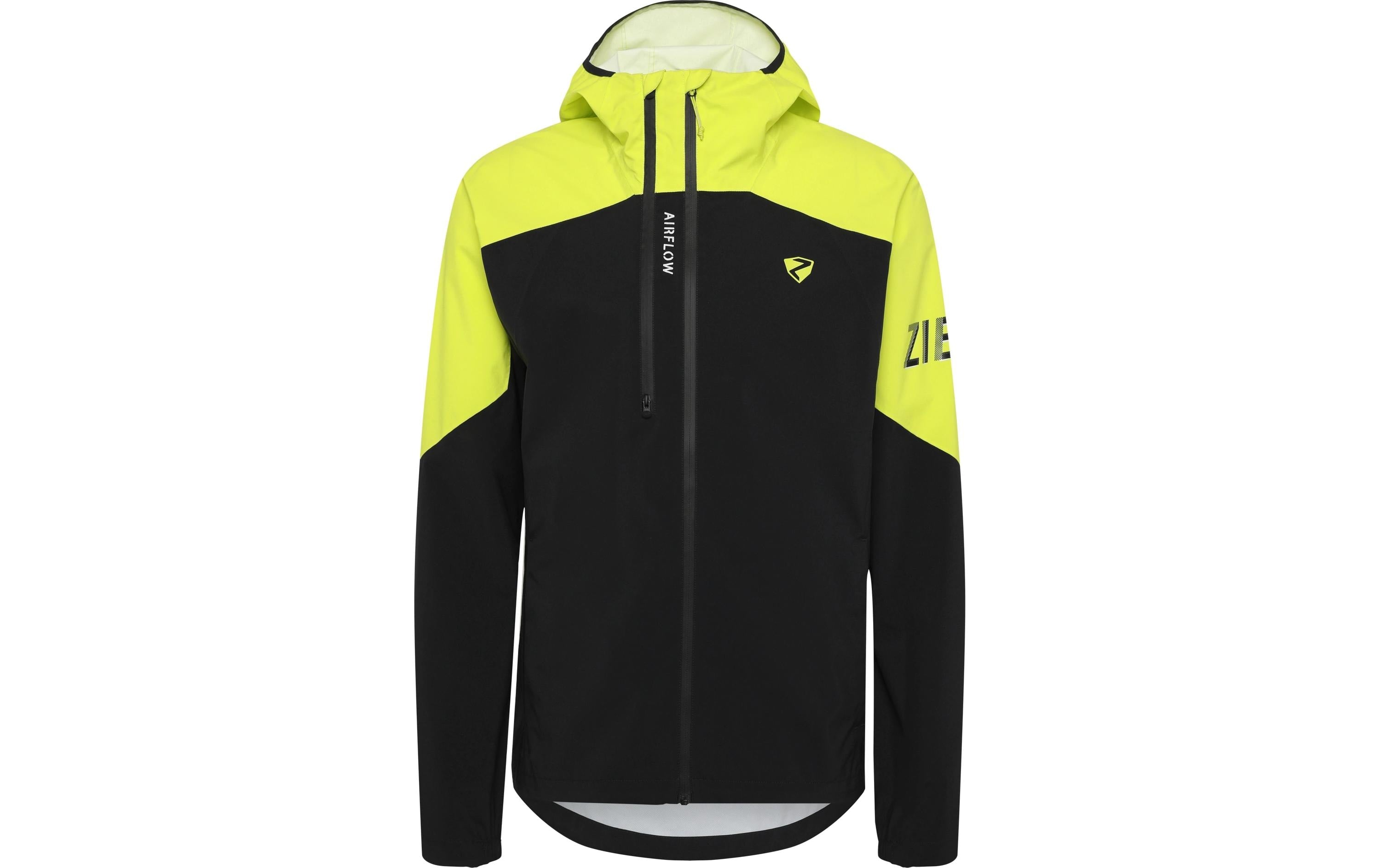 Ziener Herren-Wetterjacke NEMIL-Z – grün/schwarz, Grösse 56
