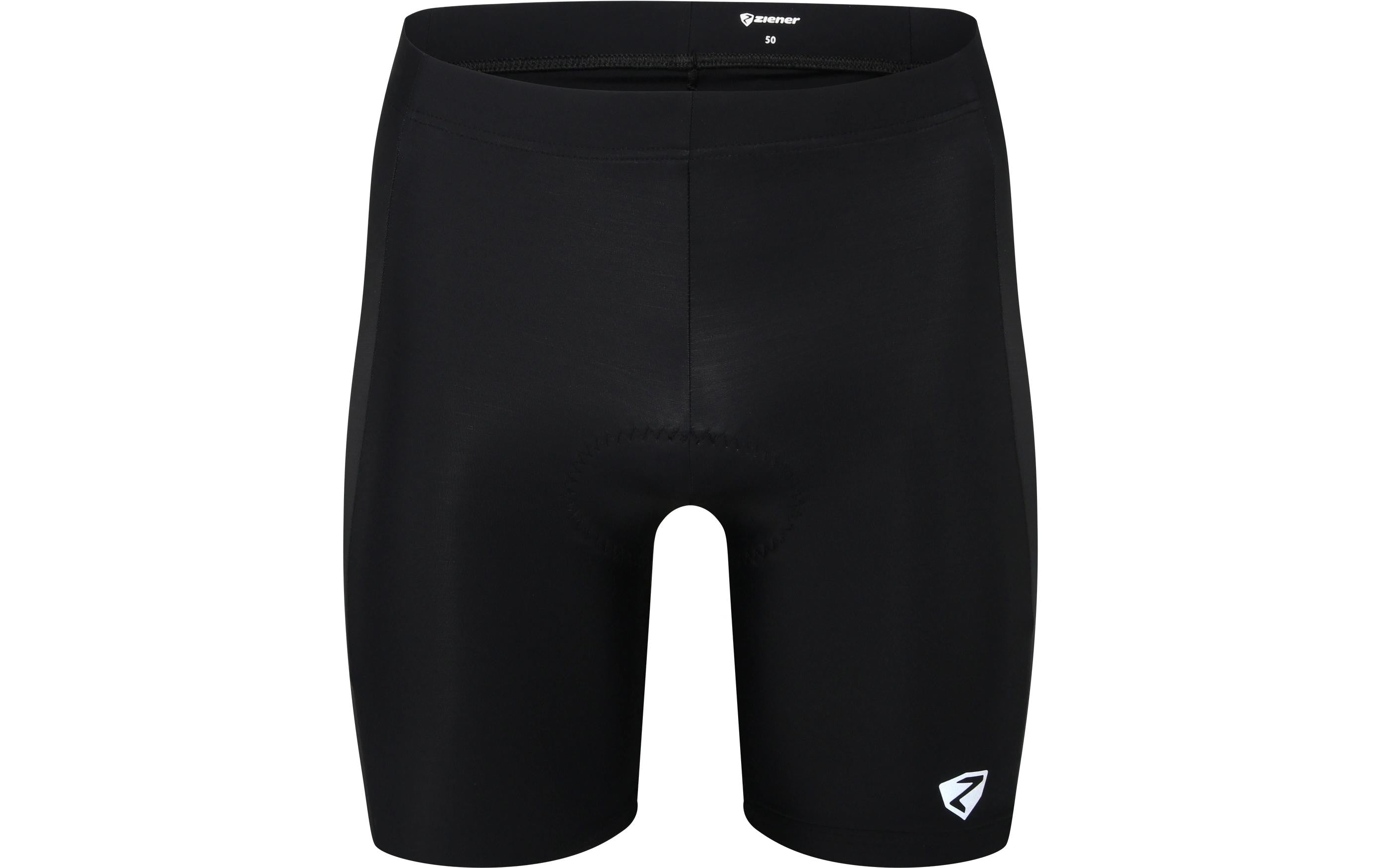 Ziener Herren-Bermuda-Shorts – Schwarz, Grösse 50