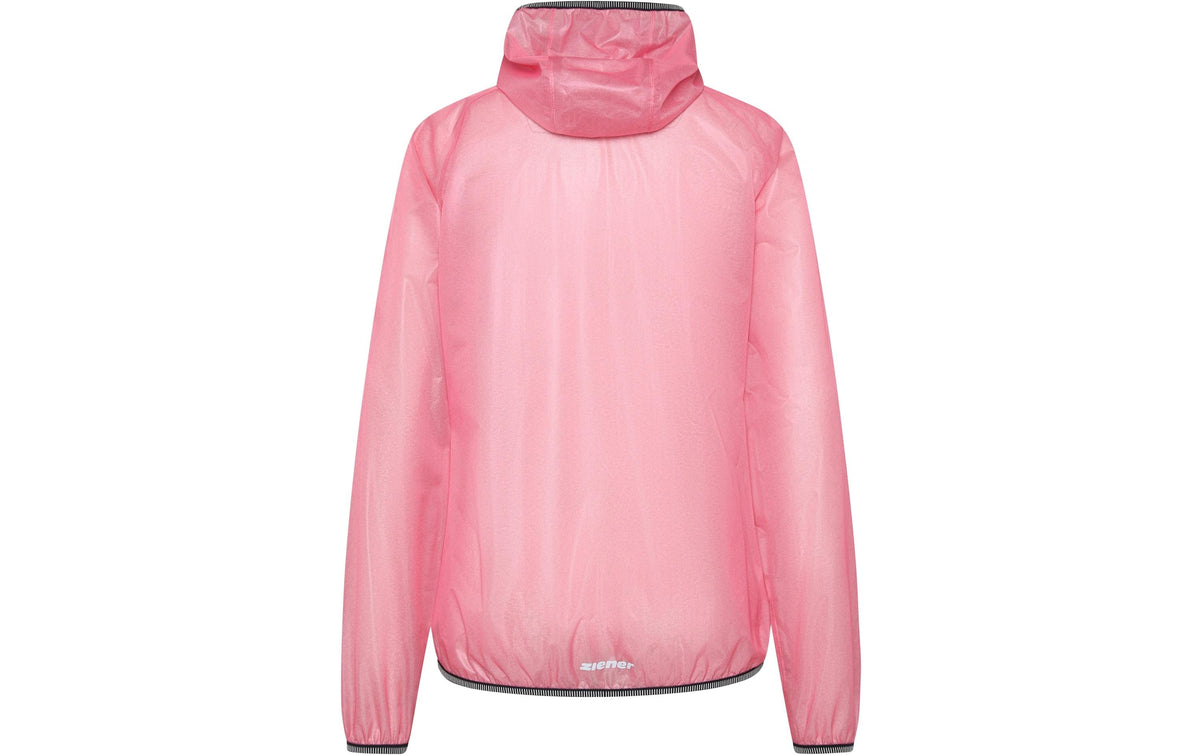 Ziener Regenjacke NATINA-Z – 42 – Rosa, Polyester, Polyurethan (PU)