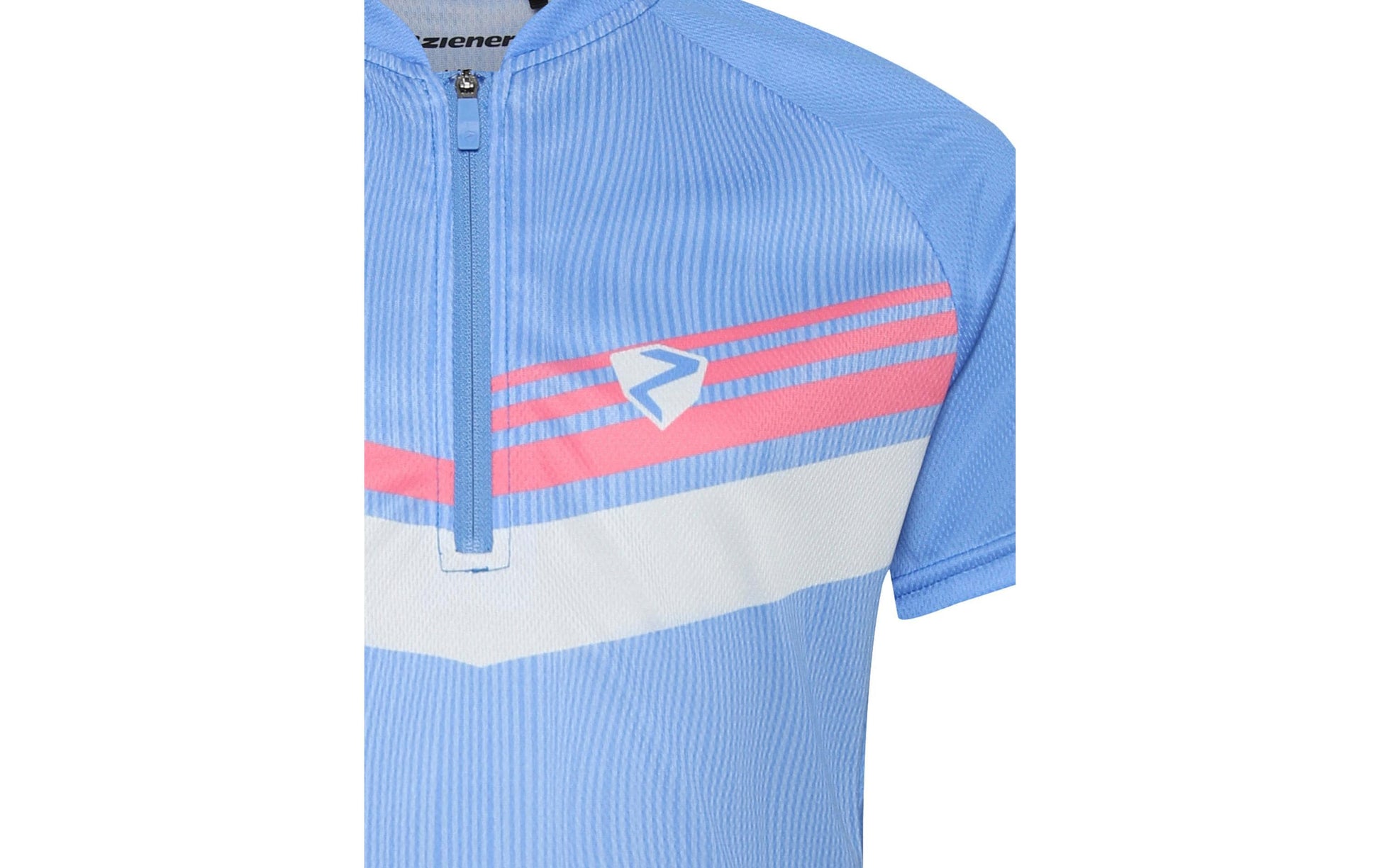 Ziener Unisex-Funktionsshirt NESTEL-Z – Blau/Weiss, Grösse 164