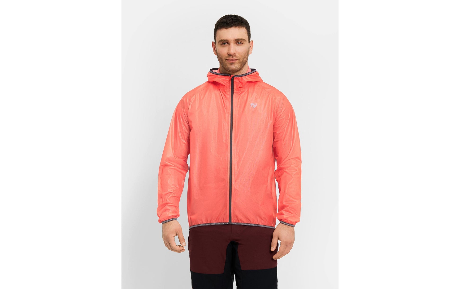 Ziener Herren-Wetterjacke NATIUS-Z – orange, Grösse 48